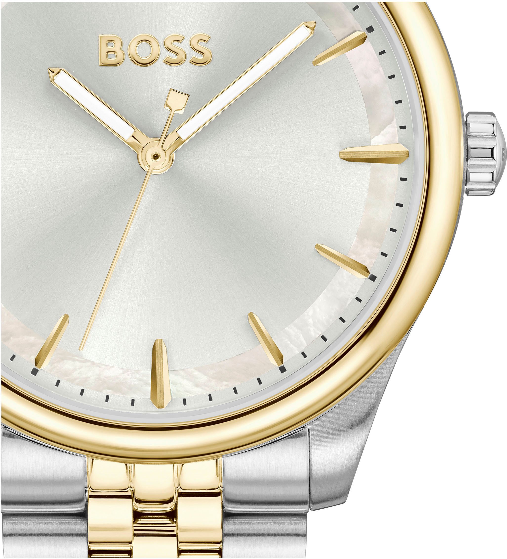 Boss Kwartshorloge GRACEFUL Horloge, dameshorloge, stalen band, analoog