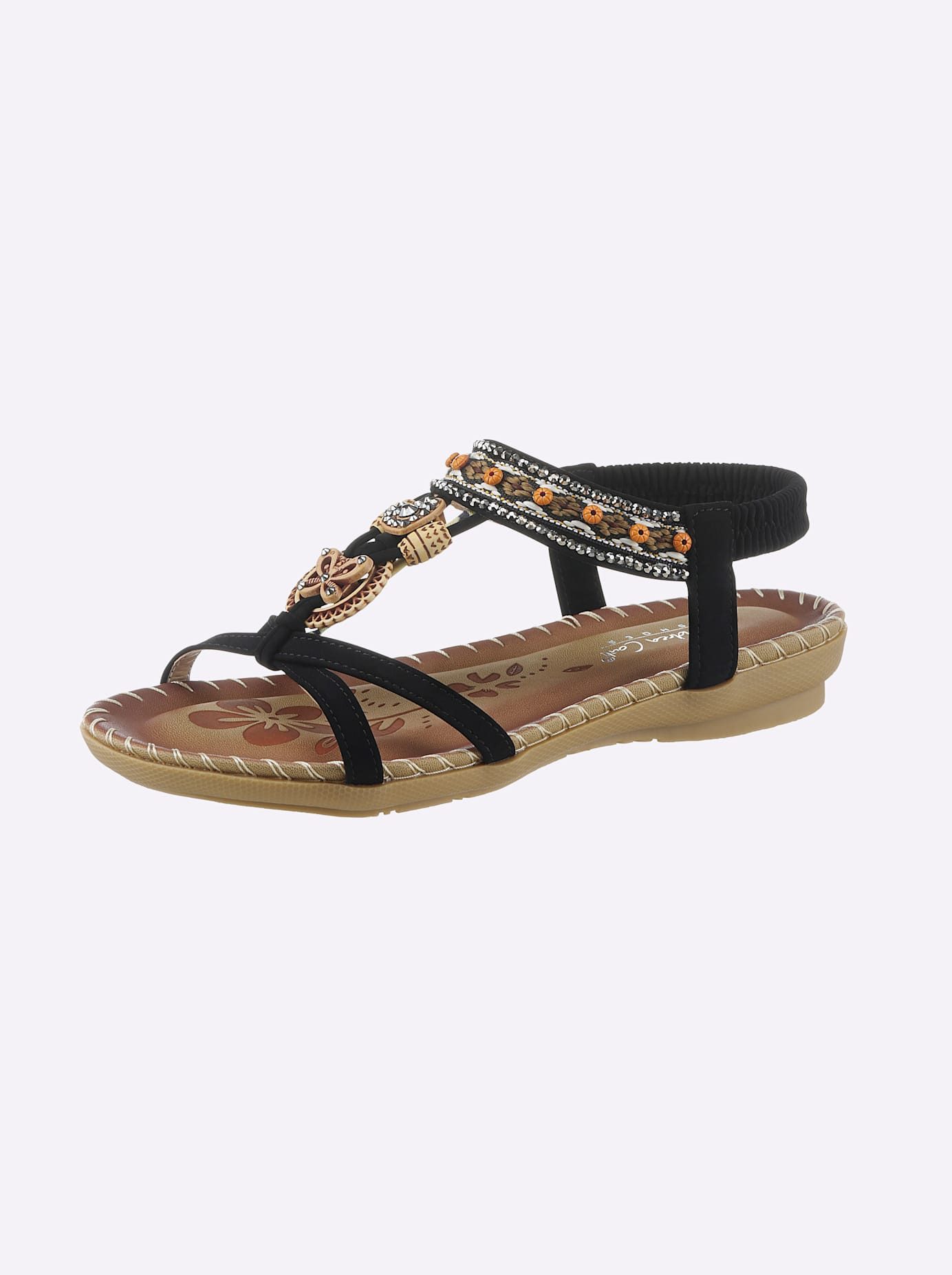 Andrea Conti Sandalen dames sandaaltjes maat 39 zwart