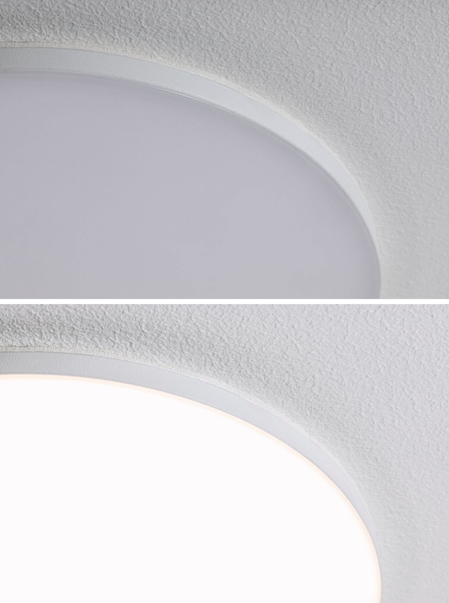 Paulmann Ledinbouwlamp VariFit LED Inbouwpaneel Veluna Edge IP44 rond 90mm 450lm 3000K Wit (1 stuk)