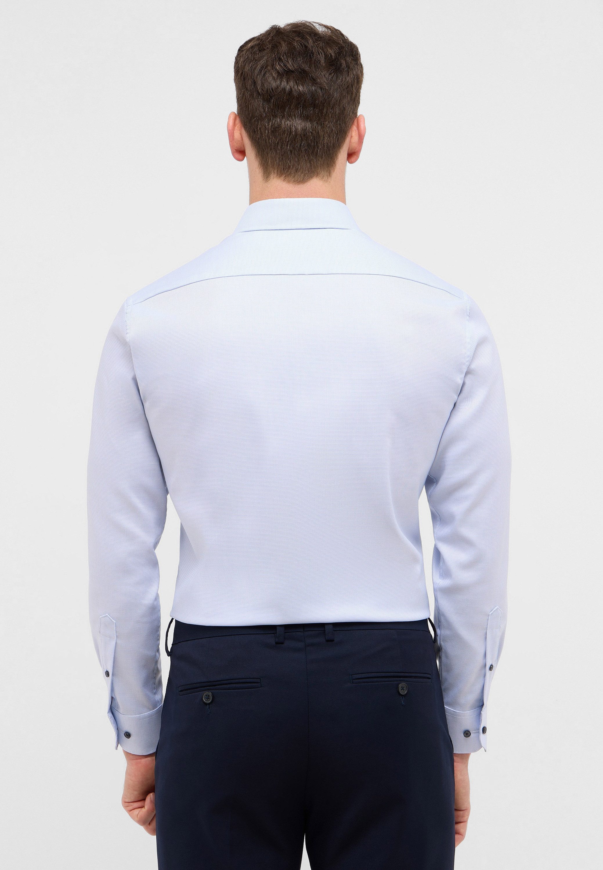 Eterna Overhemd met lange mouwen MODERN FIT NON IRON (strijkvrij)