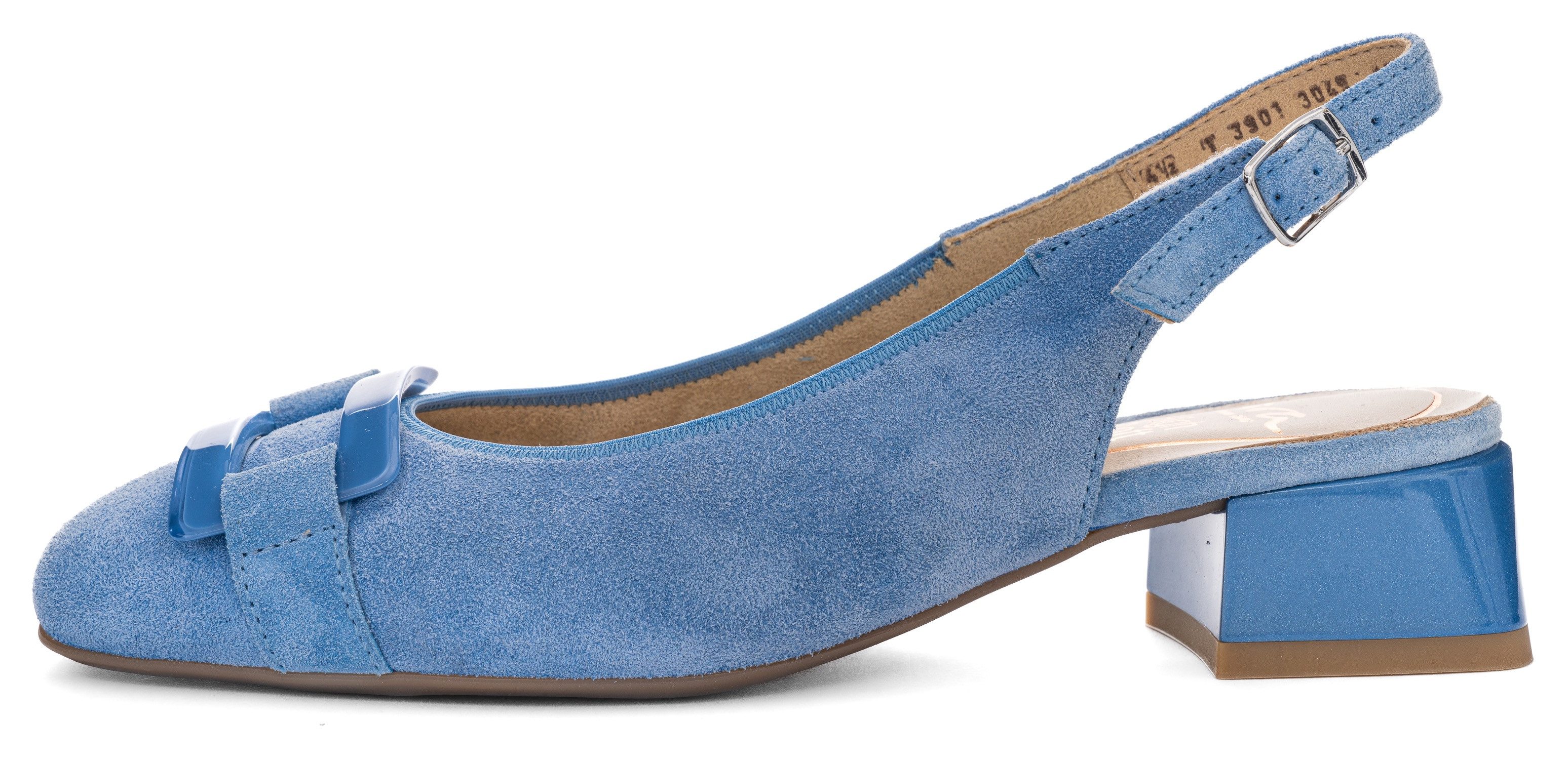 Ara Slingback pumps Graz , sling pumps, feestdag schoen met blokhak, h-breedte