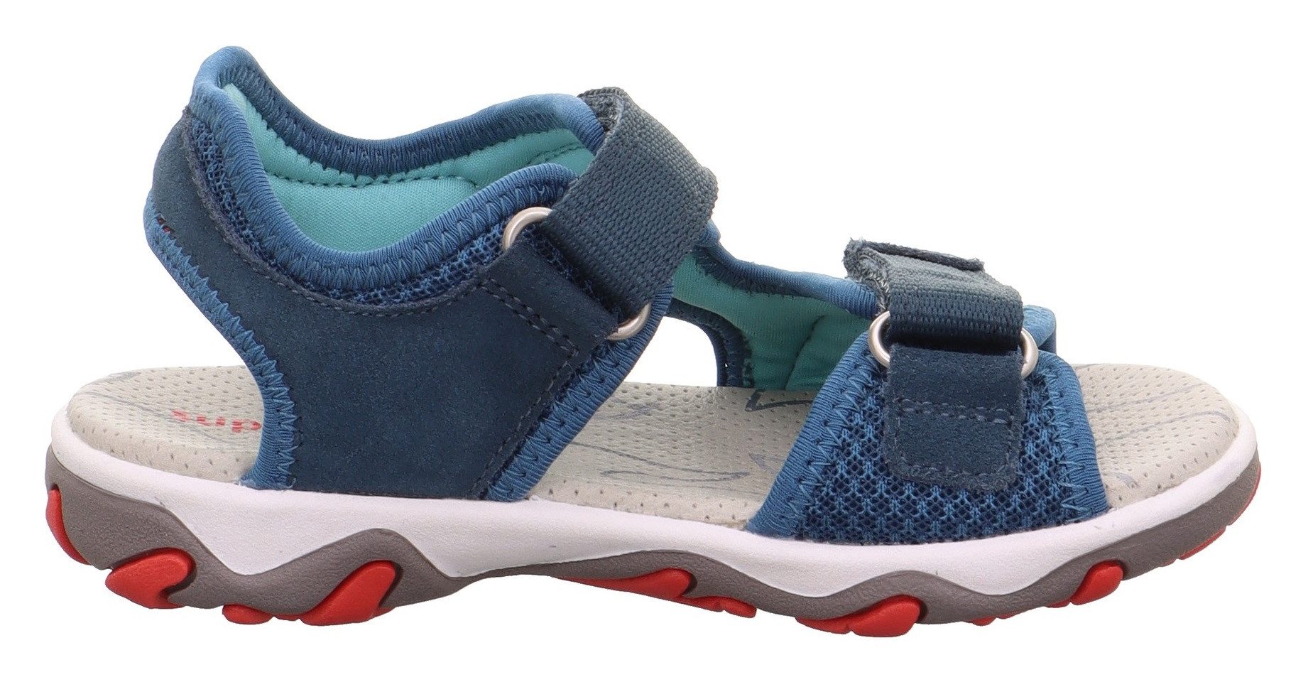 Superfit Sandalen MIKE 3.0 WMS: middel Trekking schoen met klittenband, maat sjabloon om te downloaden