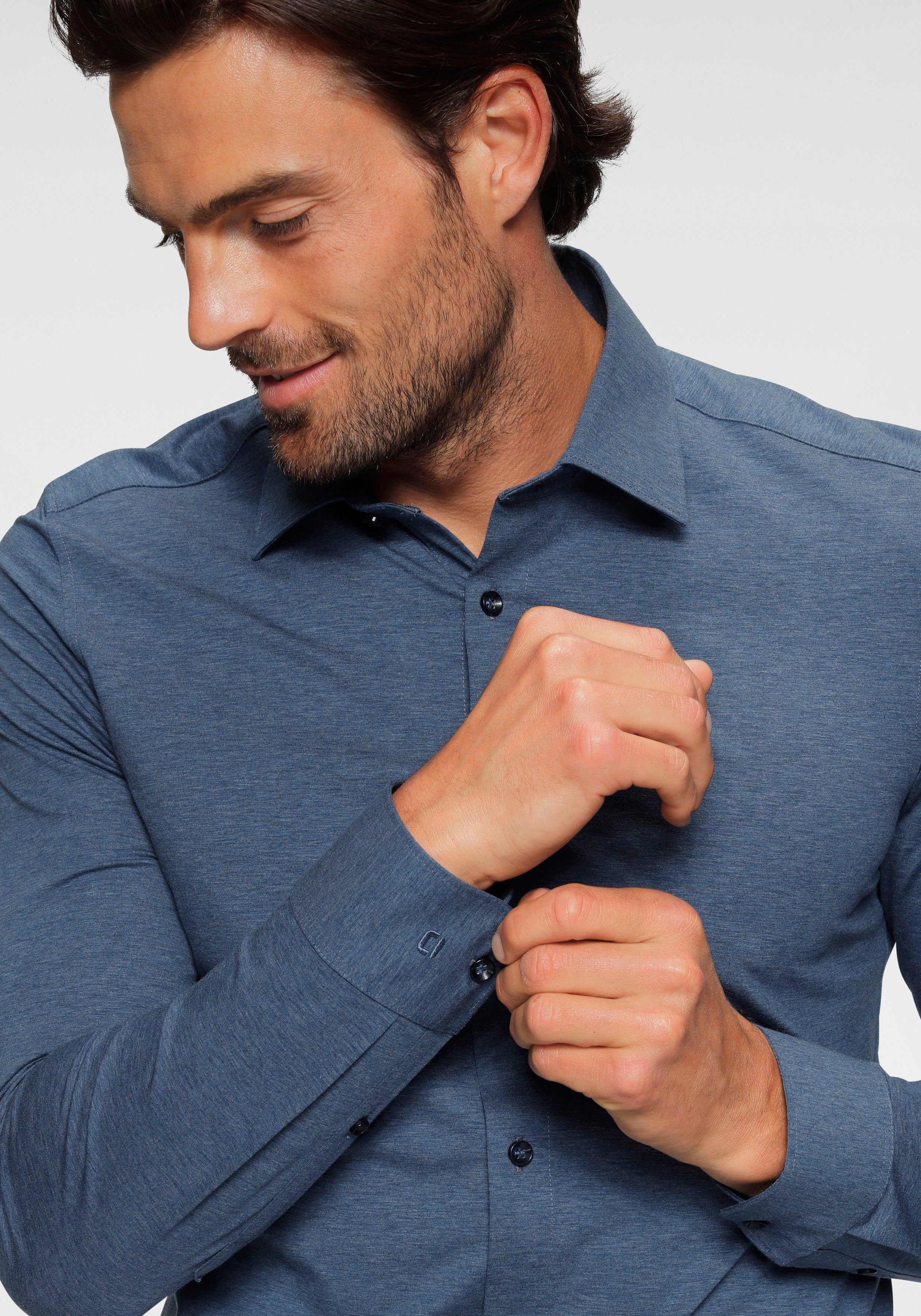 OLYMP Businessoverhemd Level Five body fit jersey shirt