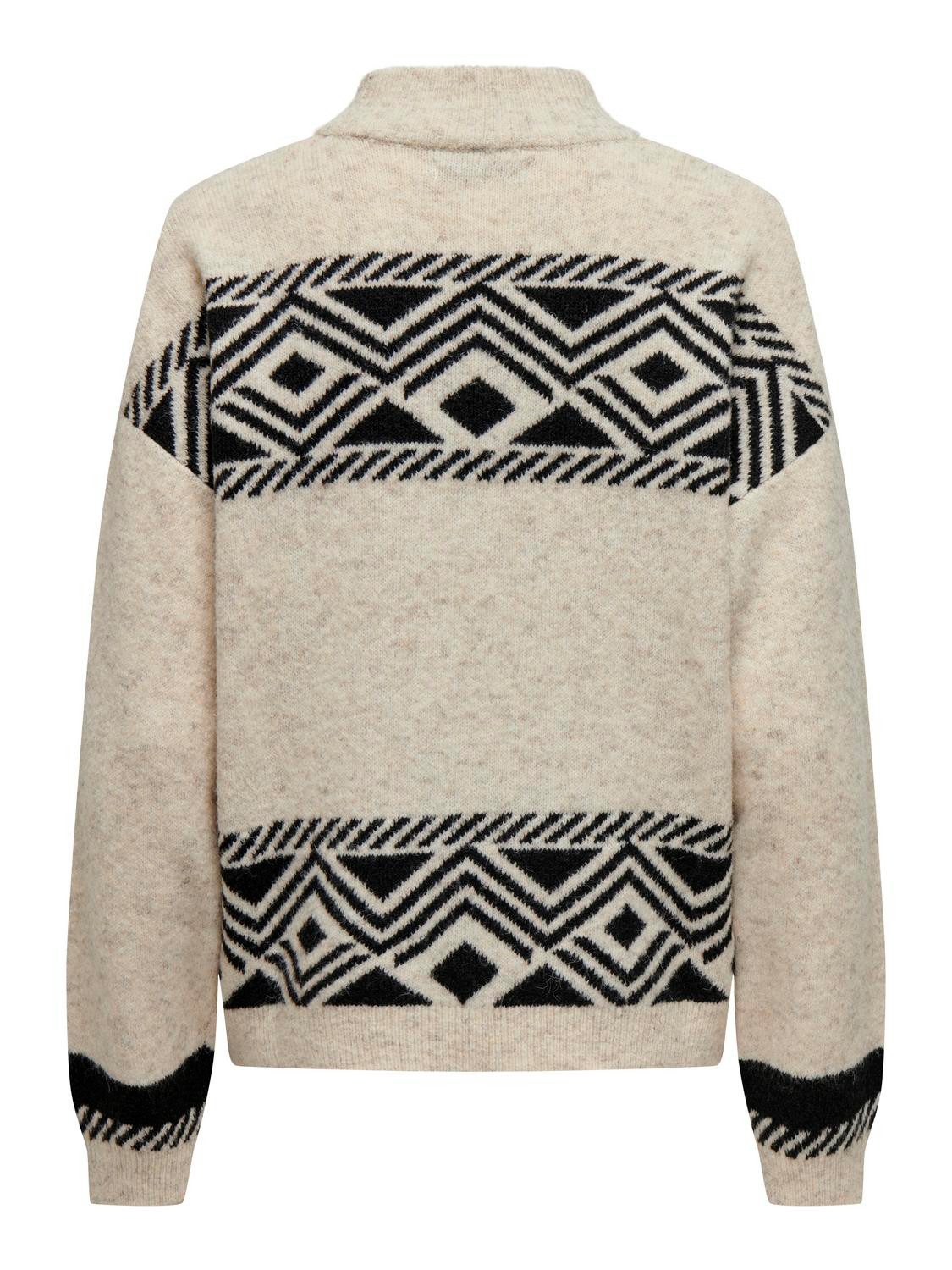 Only Trui met staande kraag ONLVICTORIA L/S PULLOVER KNT NOOS