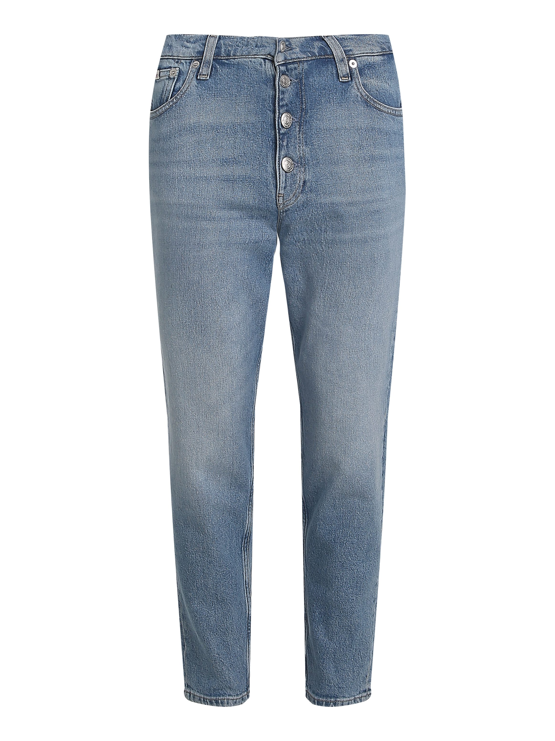 Calvin Klein Mom jeans MOM JEAN met open knoopsluiting