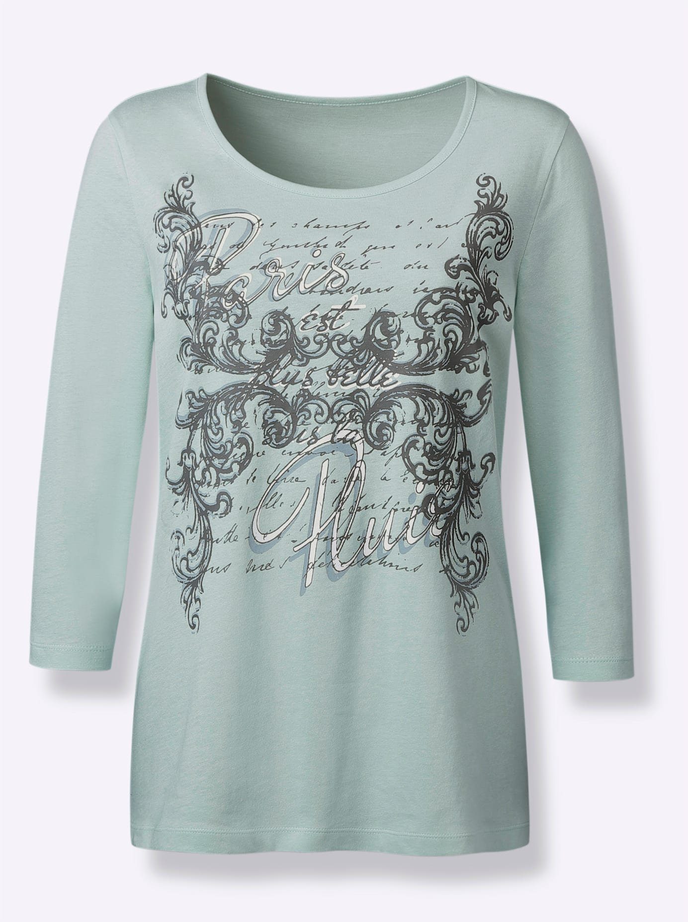 Classic Basics Shirt met 3/4-mouwen Shirt (1-delig)