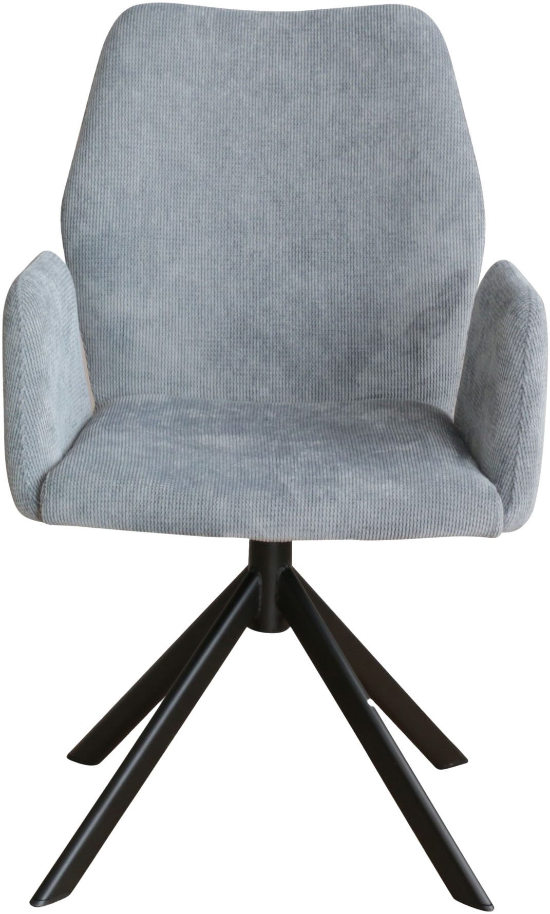 Home affaire Stoel met armleuningen Hacienda moderne cordbekleding (set)