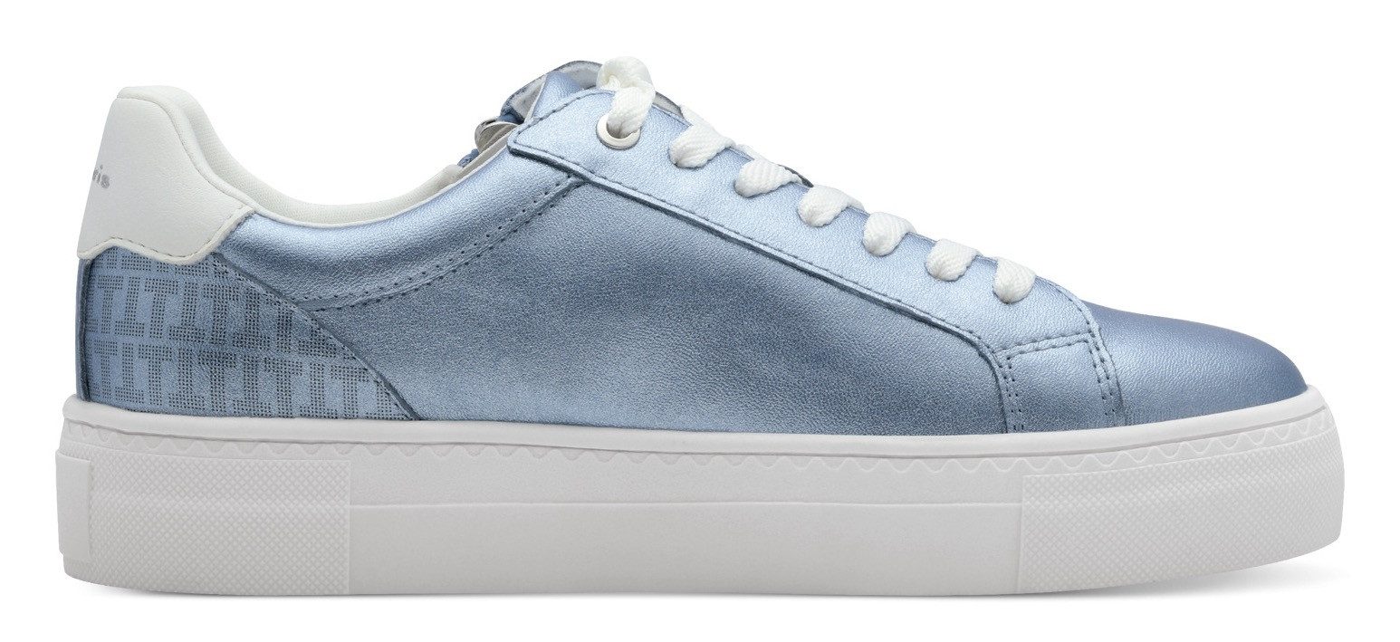Tamaris Plateausneakers , vrijetijdsschoen, halfschoen, veterschoen met gepolsterde schacht