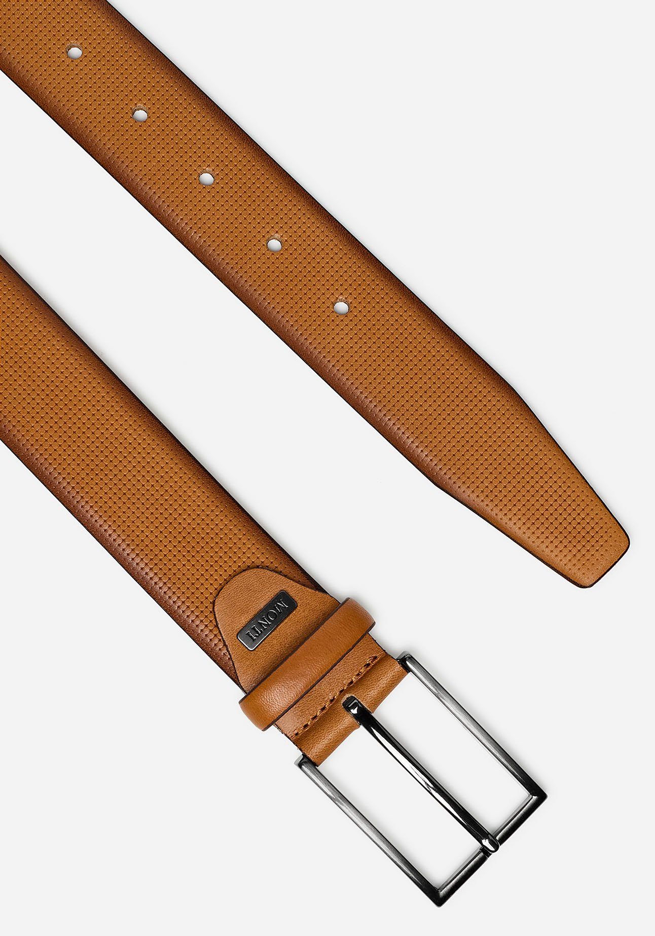 MONTI Leren riem Paris 3,5 cm breed, edel leer, klassiek-business, inkortbaar