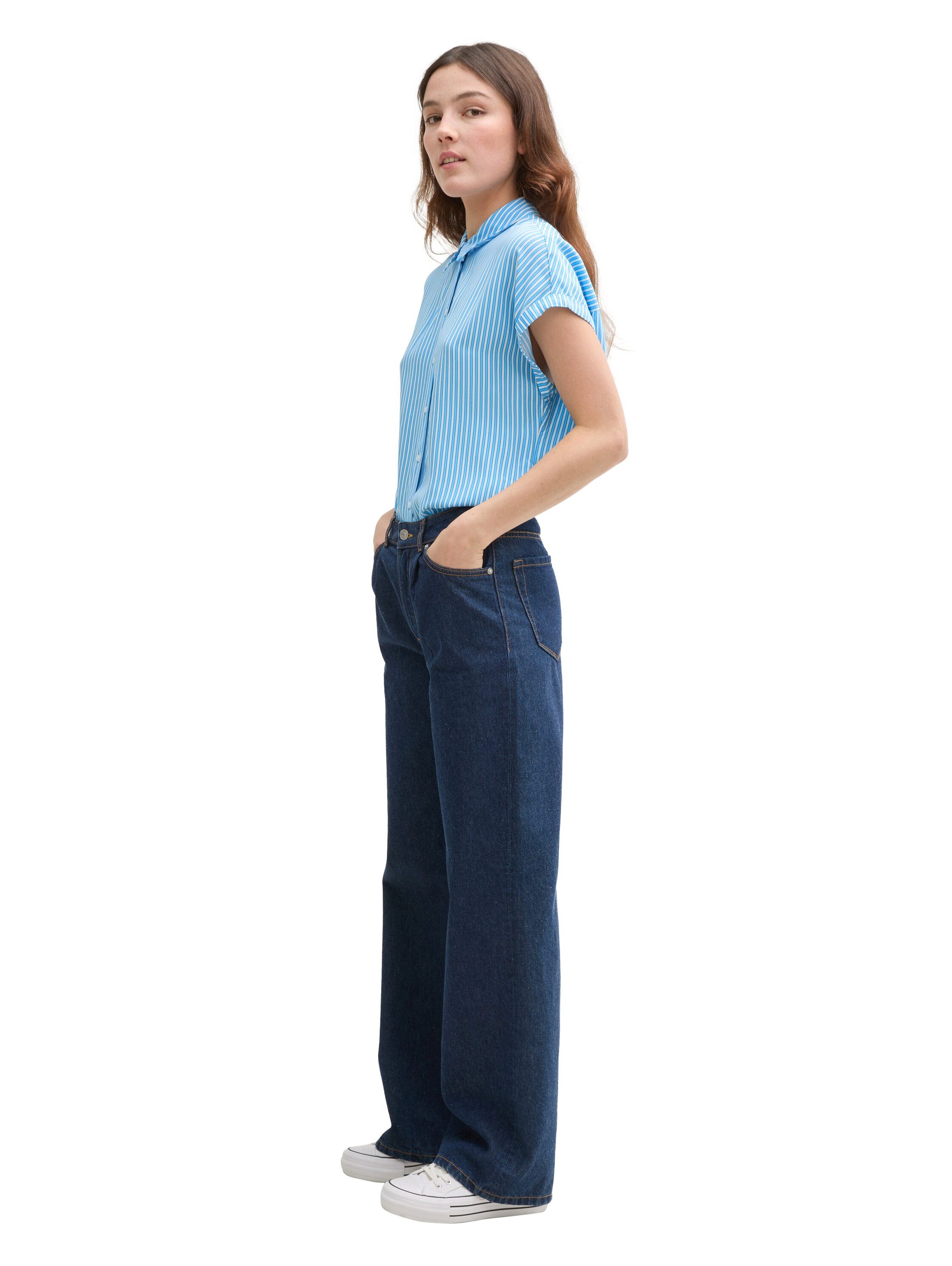 Tom Tailor Denim Shirtblouse met wijde mouwen