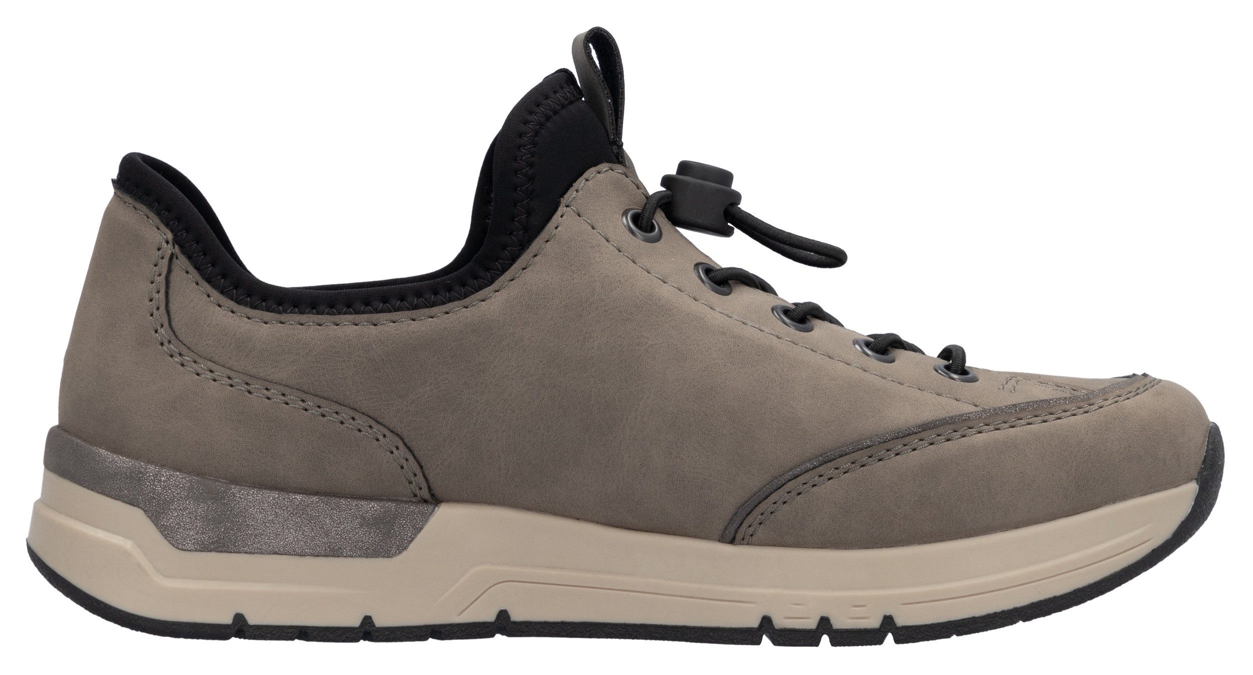 Rieker Slip-on sneakers , instapschoen, vrijetijdsschoen, lage schoen met snelle sluiting