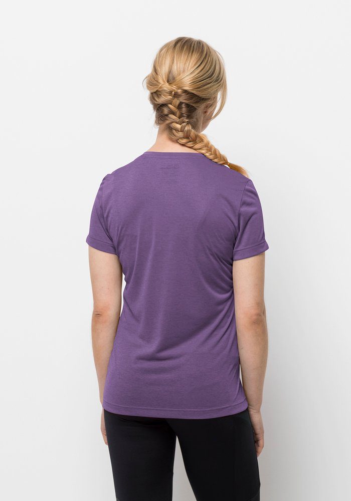 Jack Wolfskin Shirt met V-hals CROSSTRAIL T WOMEN