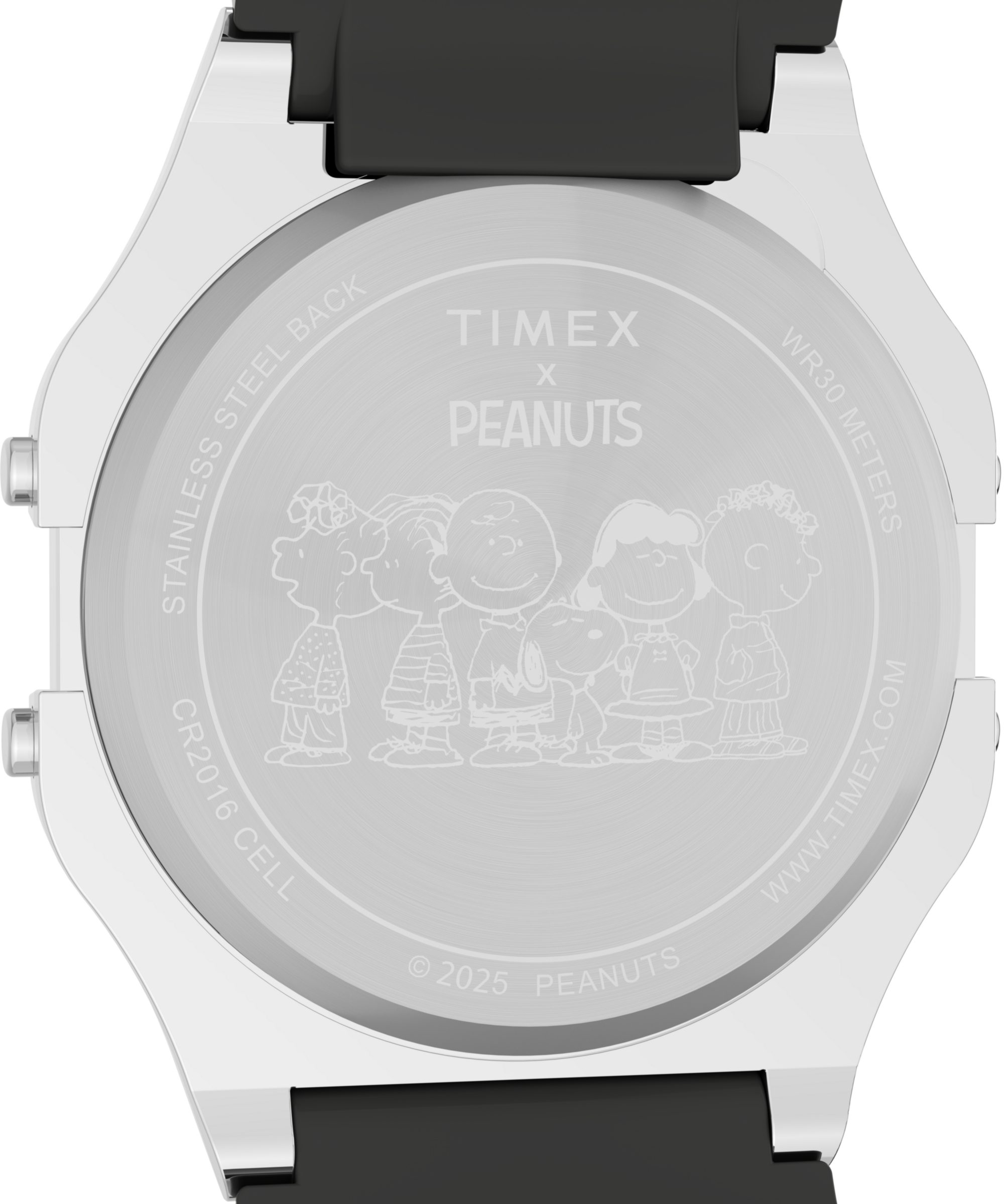 Timex Chronograaf TIMEX x PEANUTS TIMEX 80 Quartzhorloge, Armbandhorloge, Heren, Dames, Resin armband, Stopfunctie, digitaal