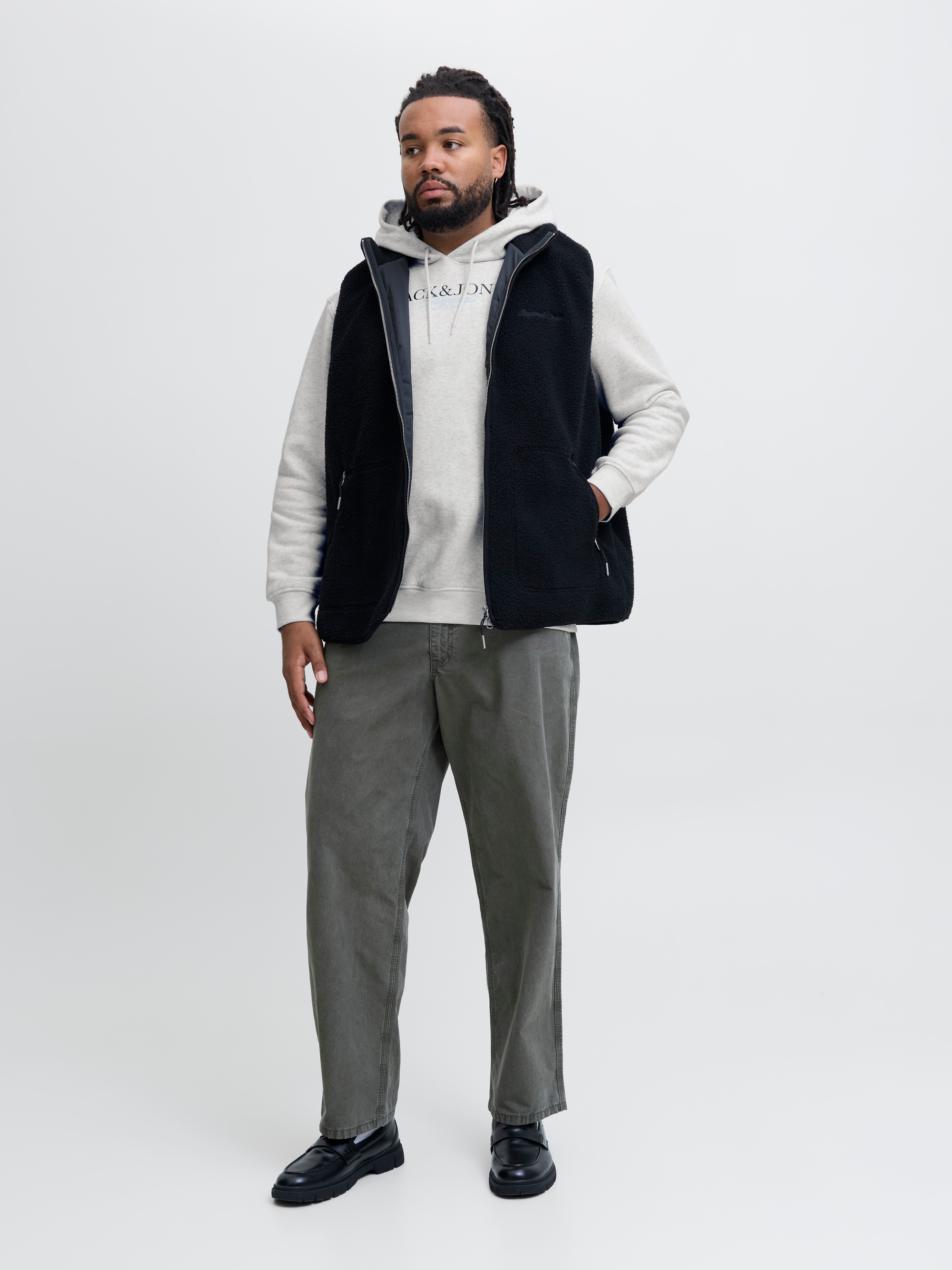 Jack & Jones PlusSize Hoodie JORBILLYBURG SWEAT HOOD FST PLS