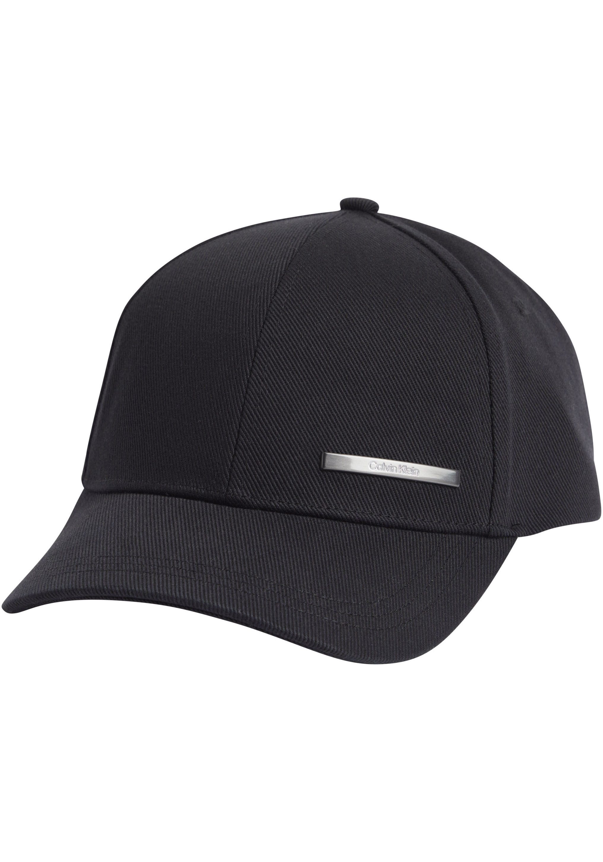 Calvin Klein Baseball pet METAL BAR BB CAP met logo-embossing van metaal, unisex