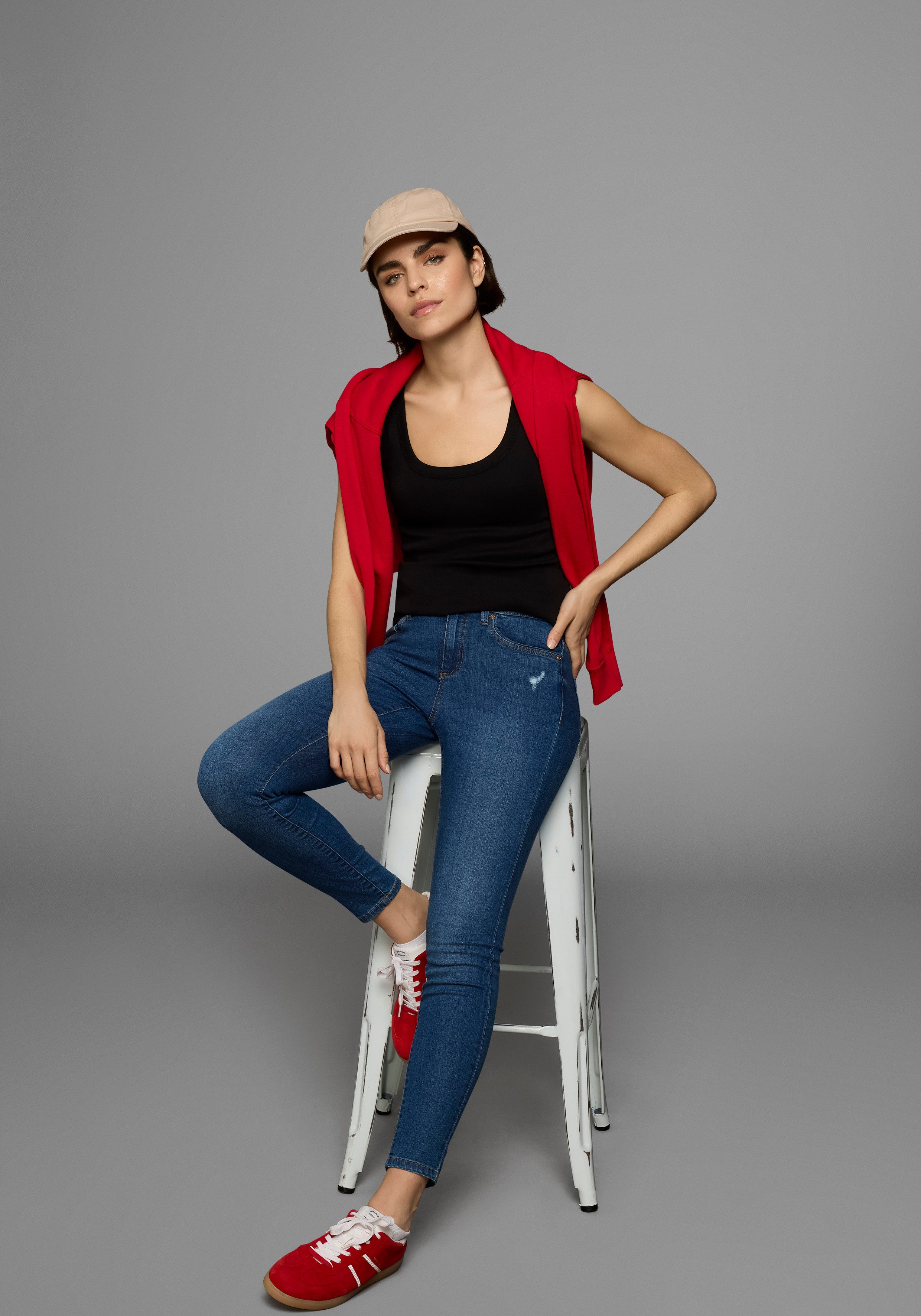 Flashlights Tanktop in een lang model (2-delig, Set van 2)