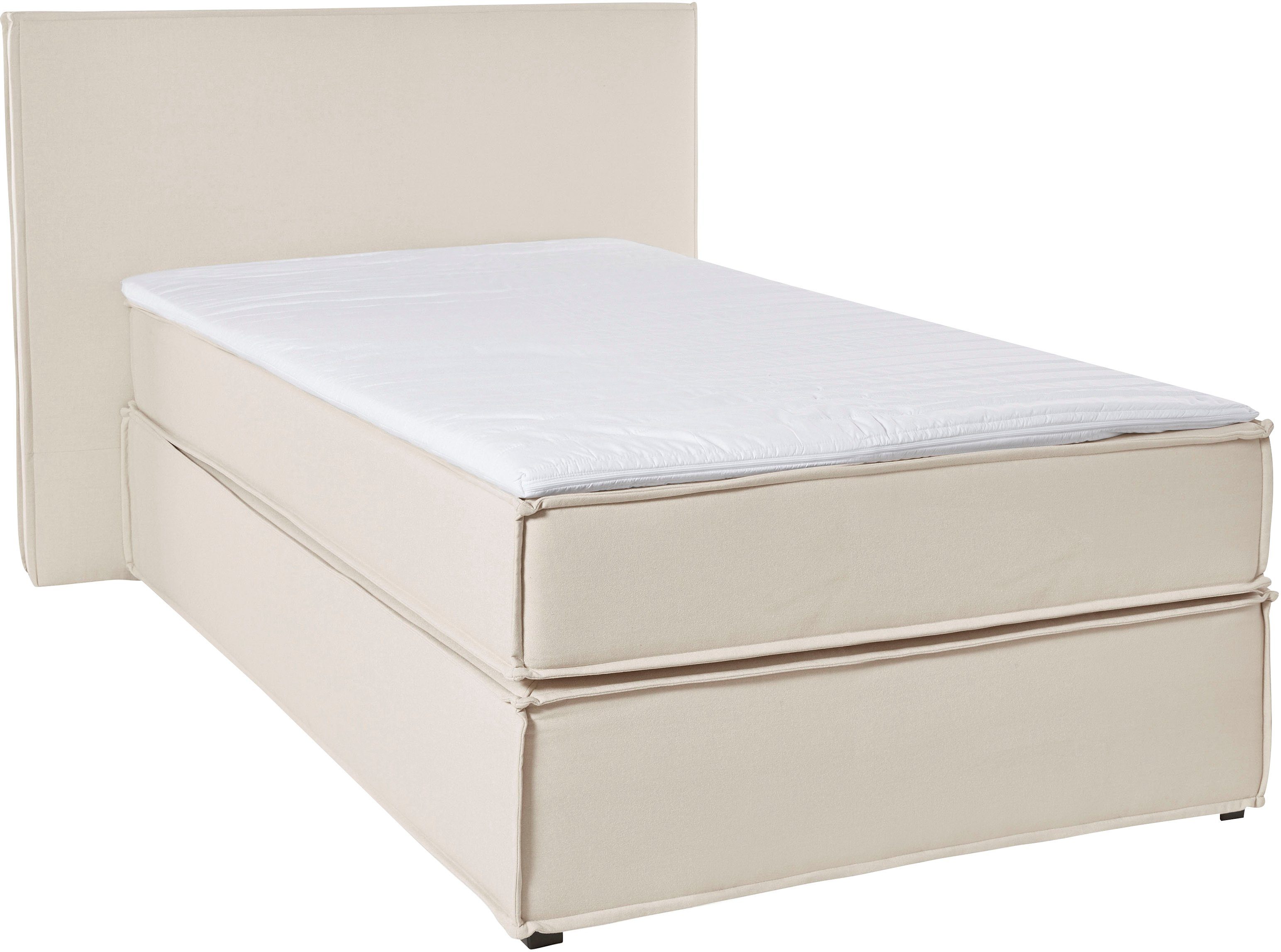 LeGer Home by Lena Gercke Boxspring Yuma incl. topmatras, in 4 breedten, 3 matrassoorten en elk 2 hardheden