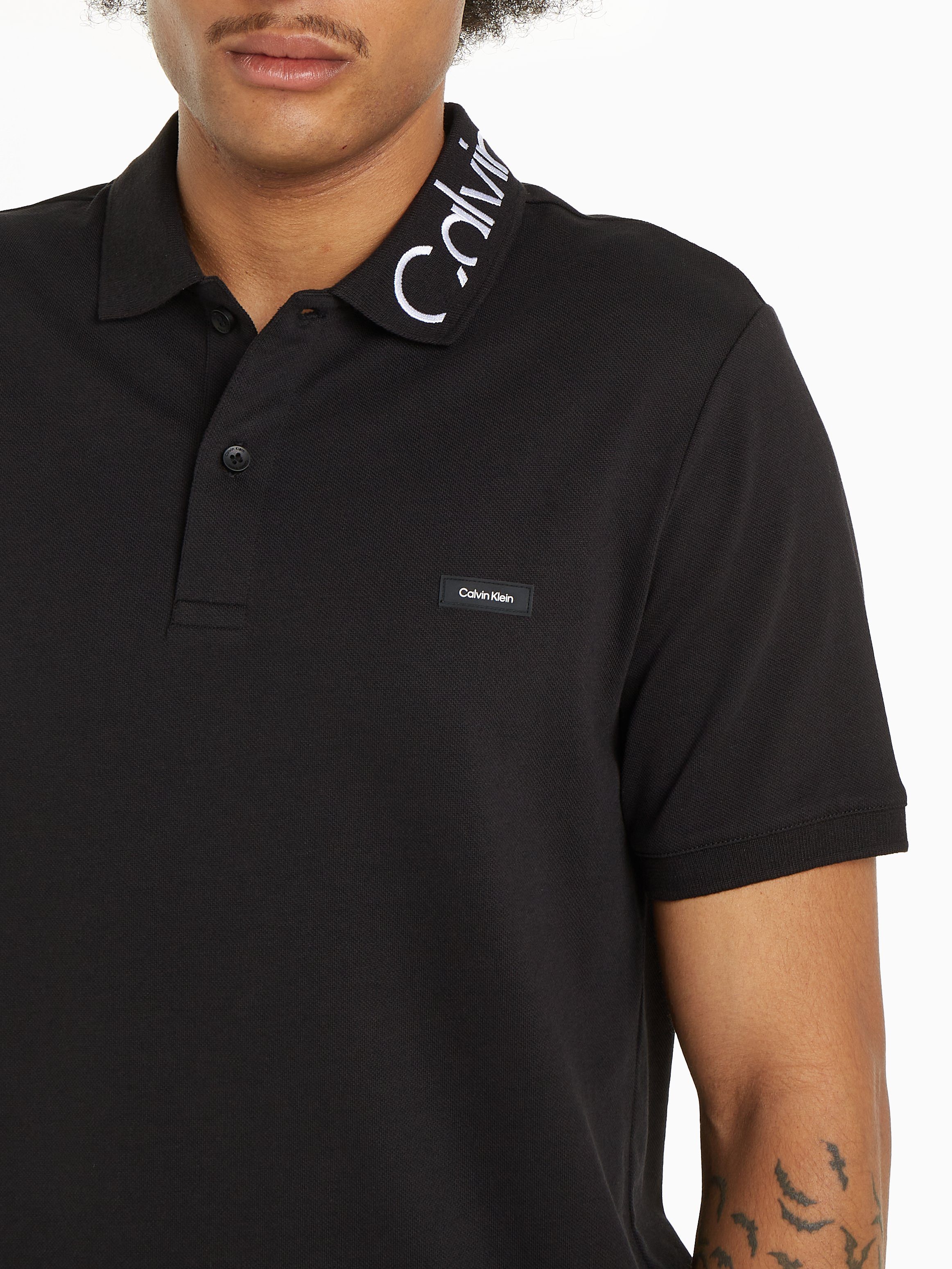 Calvin Klein Poloshirt STRETCH PIQUE EMBROID LOGO POLO