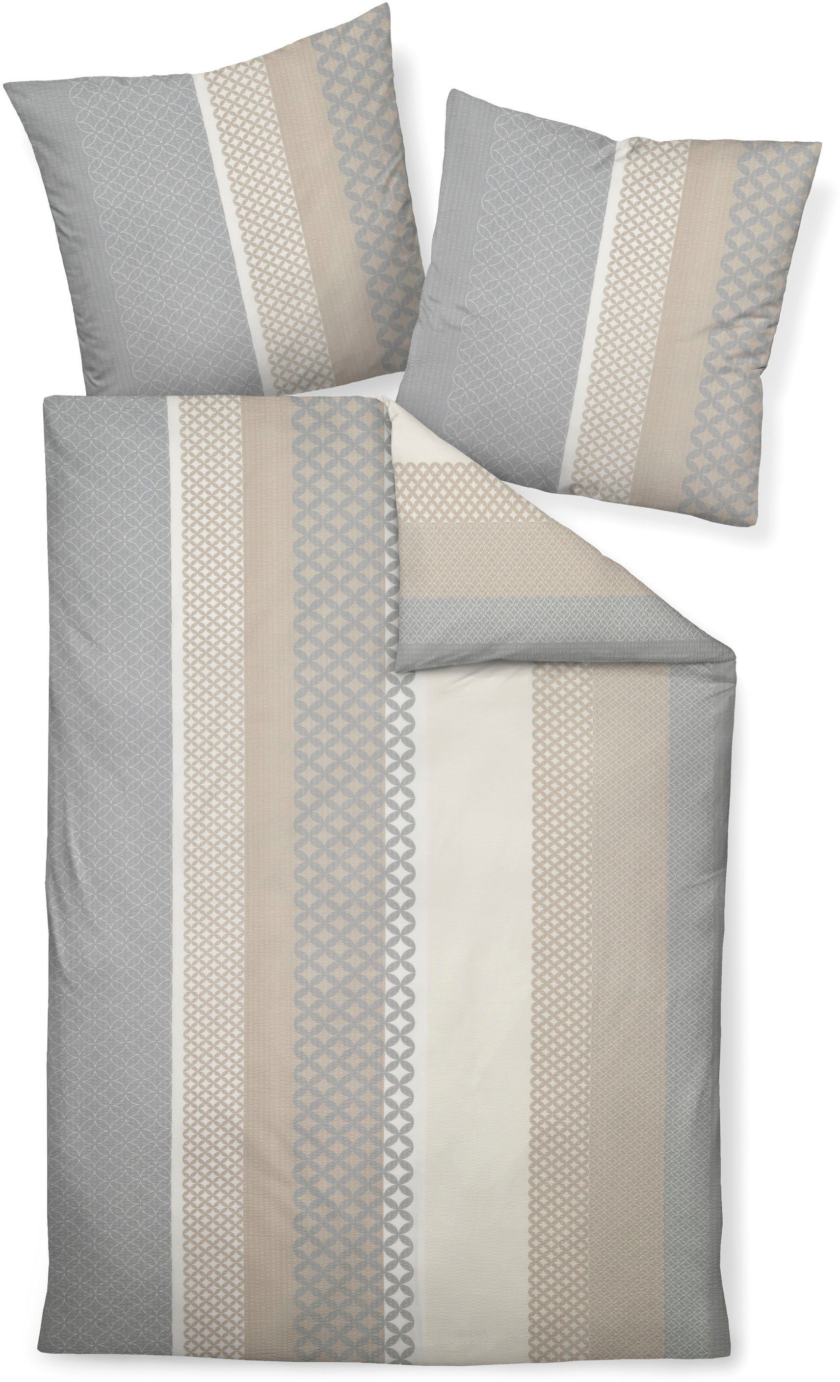 Janine Overtrekset TANGO20043 07 155x200,80x80 (2-delig) dekbedovertrekken bruin