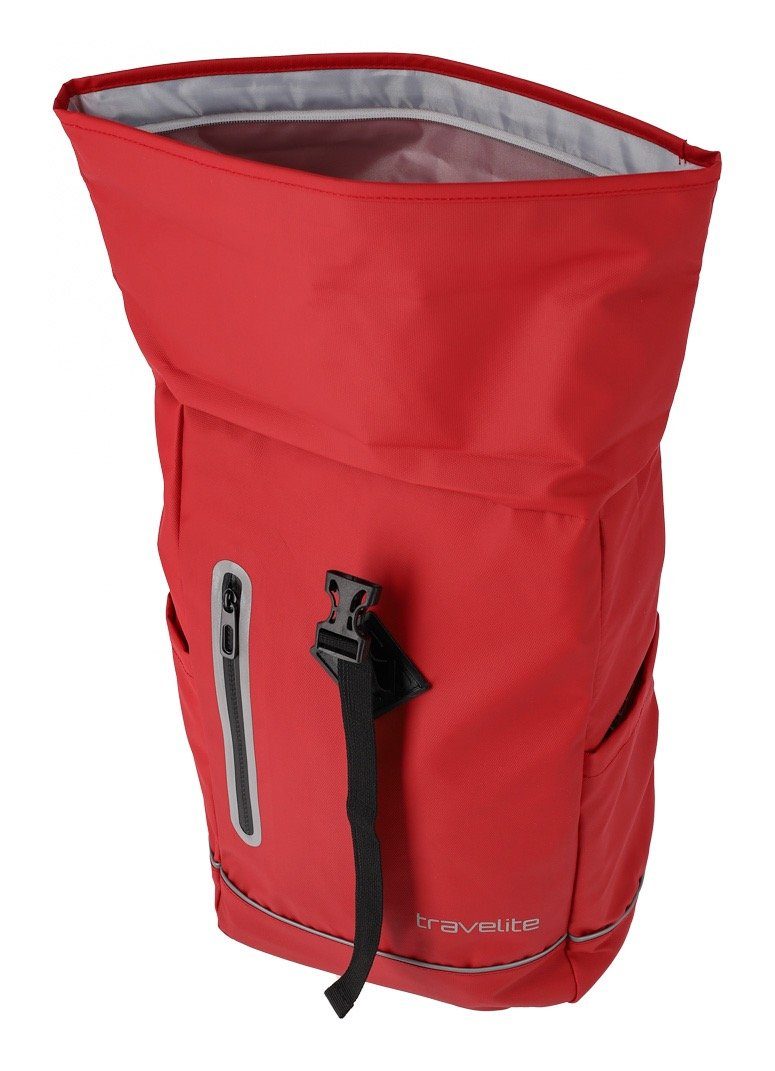 travelite Vrijetijdsrugzak BASICS roll-up rugzak zeil Wandelrugzak Reisrugzak Streetpack Werkrugzak
