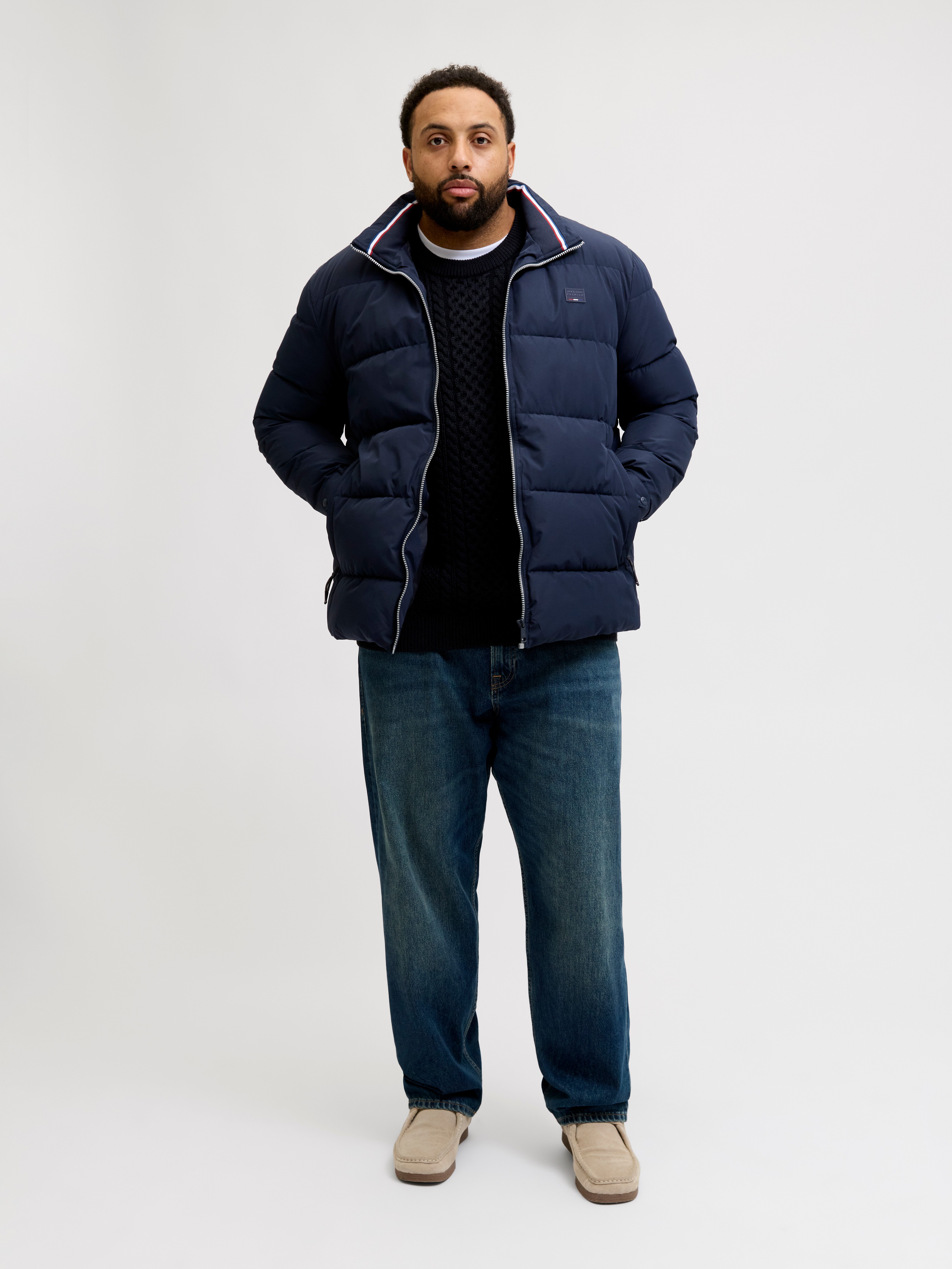 Jack & Jones PlusSize Gewatteerde jas JPRBLUALVES PUFFER PLS