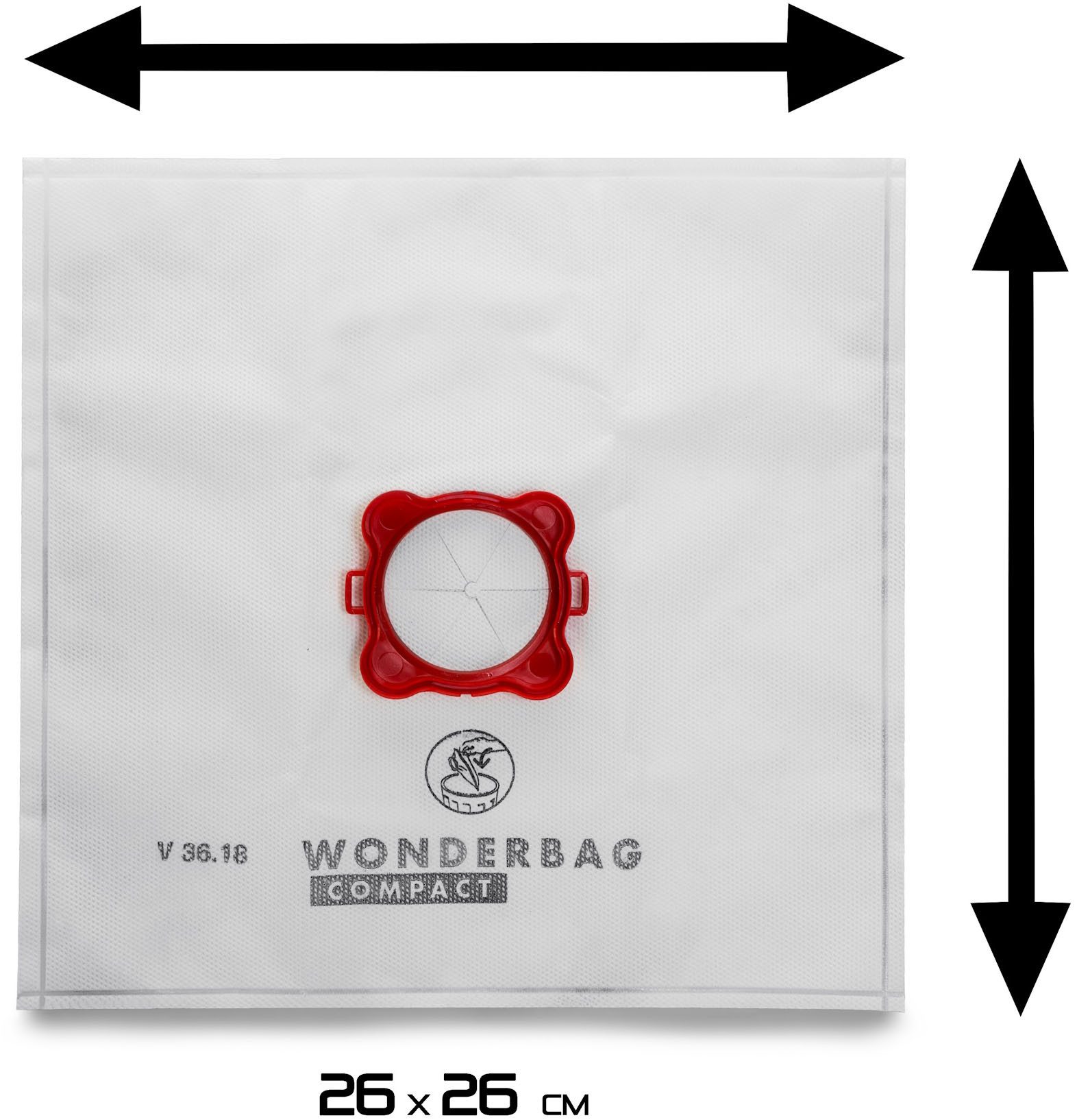 Rowenta Stofzuigerzak Wonderbag Compact WB3051 3-laags met scheurbestendige geweven structuur