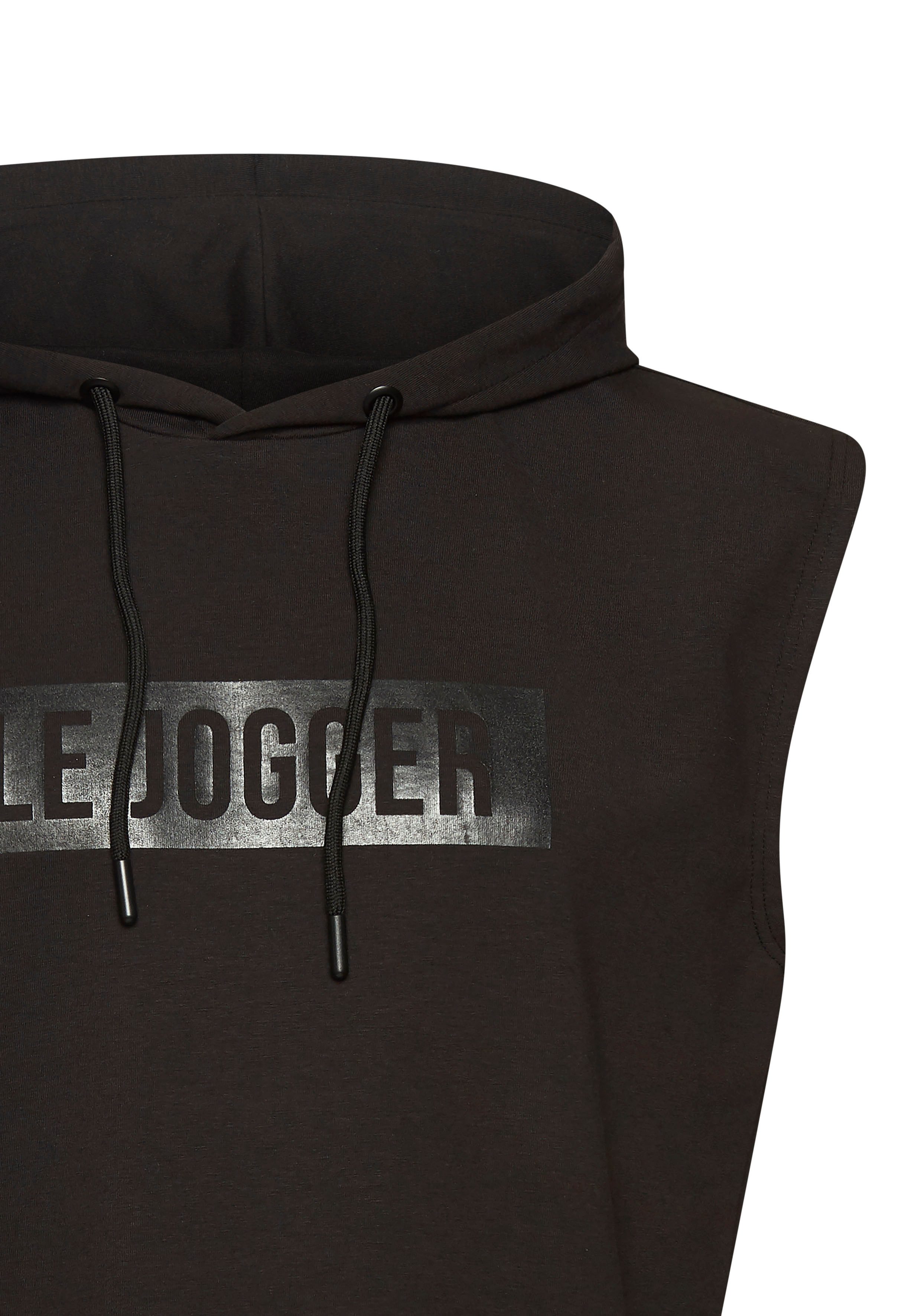 le jogger® Capuchontrui met print en koordtrek