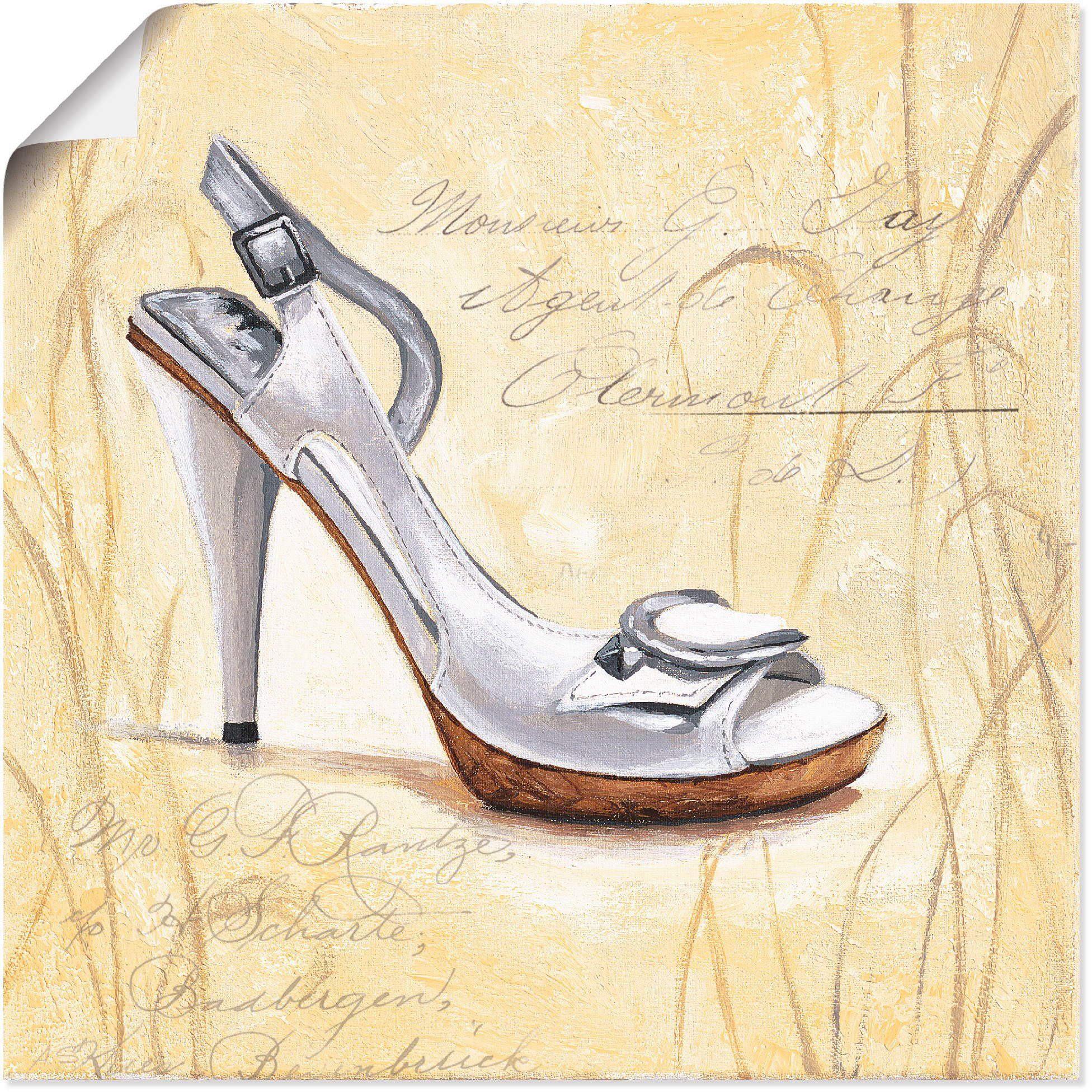 Artland Artprint Stiletto's IV - schoenen in vele afmetingen & productsoorten - artprint van aluminium / artprint voor buiten, artprint op linnen, poster, muursticker / wandfolie o