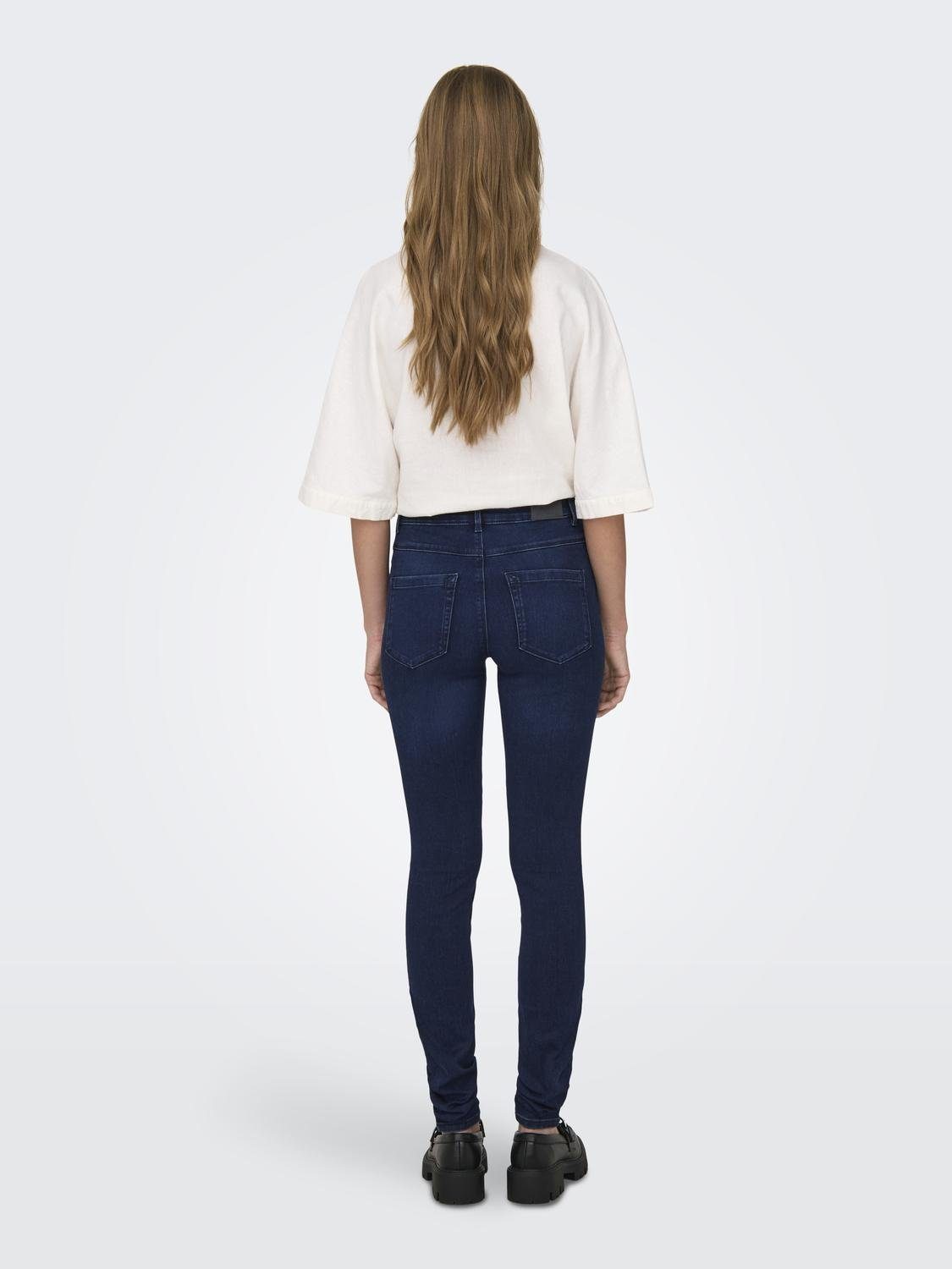 Only High-waist jeans ONLROYAL HW SK ZIP POC DNM PIM