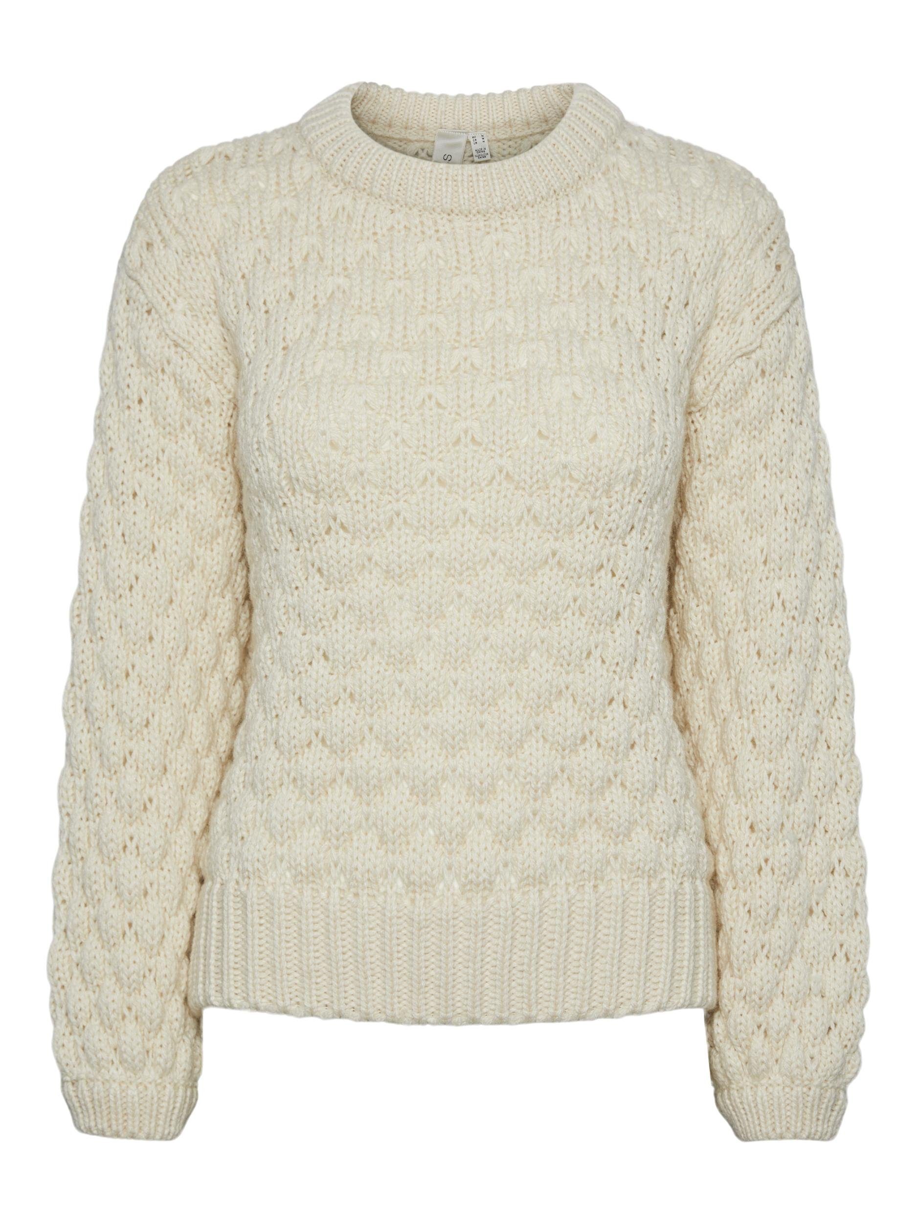 Y.A.S Gebreide trui YASBUBBA LS KNIT PULLOVER S. NOOS