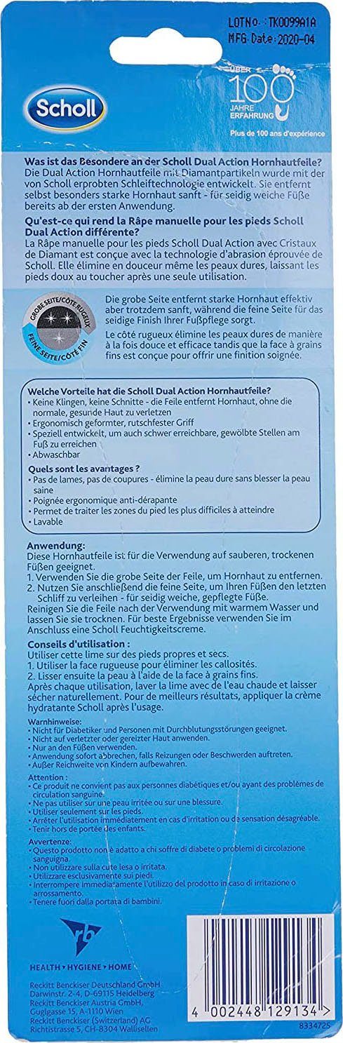 Scholl Voetvijl Velvet Smooth Met diamanten deeltjes