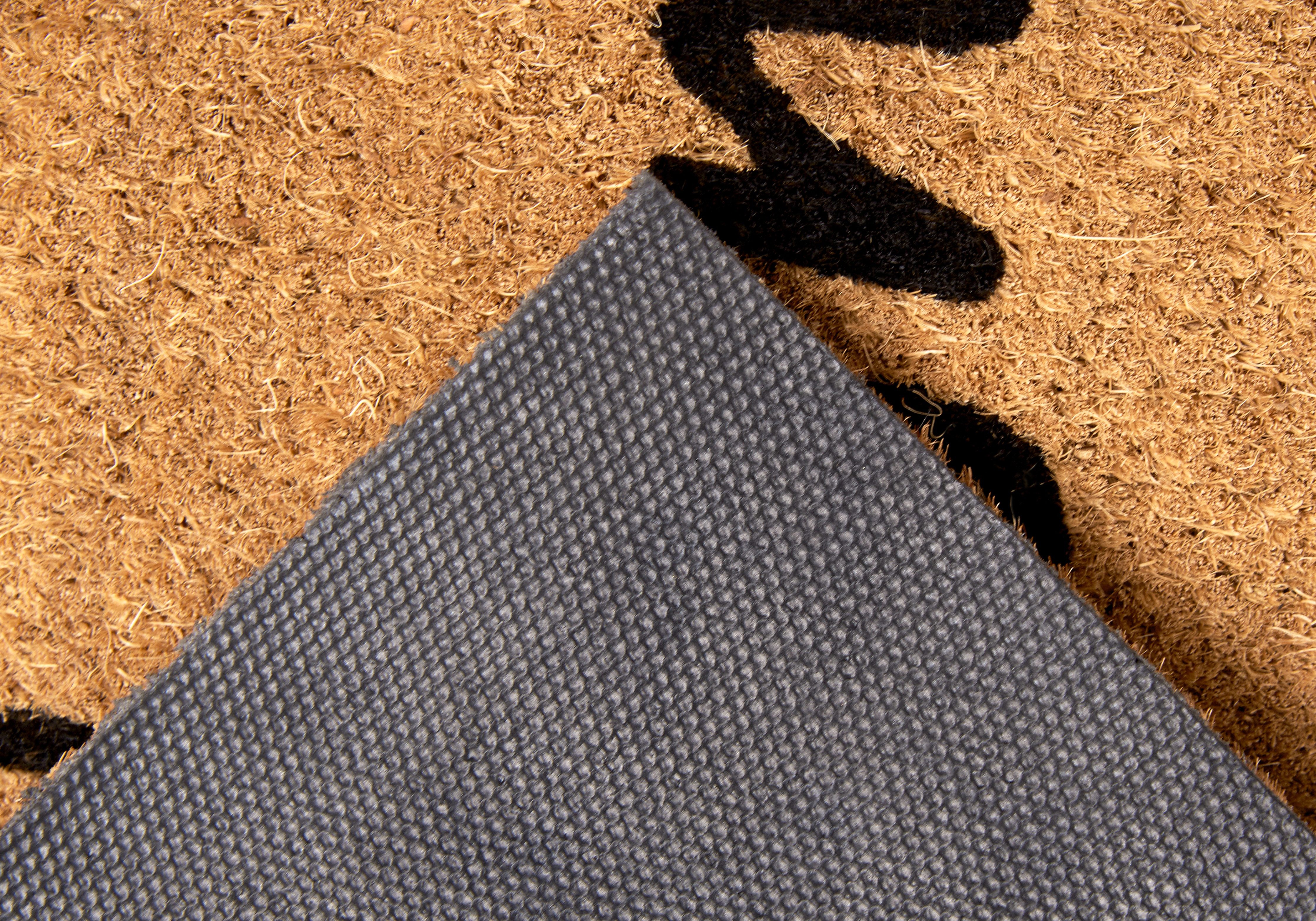 HANSE Home Mat Welkom, deurmat Kokos, vuilopvangmat, outdoor, antislip, binnen, kokosmat, gang