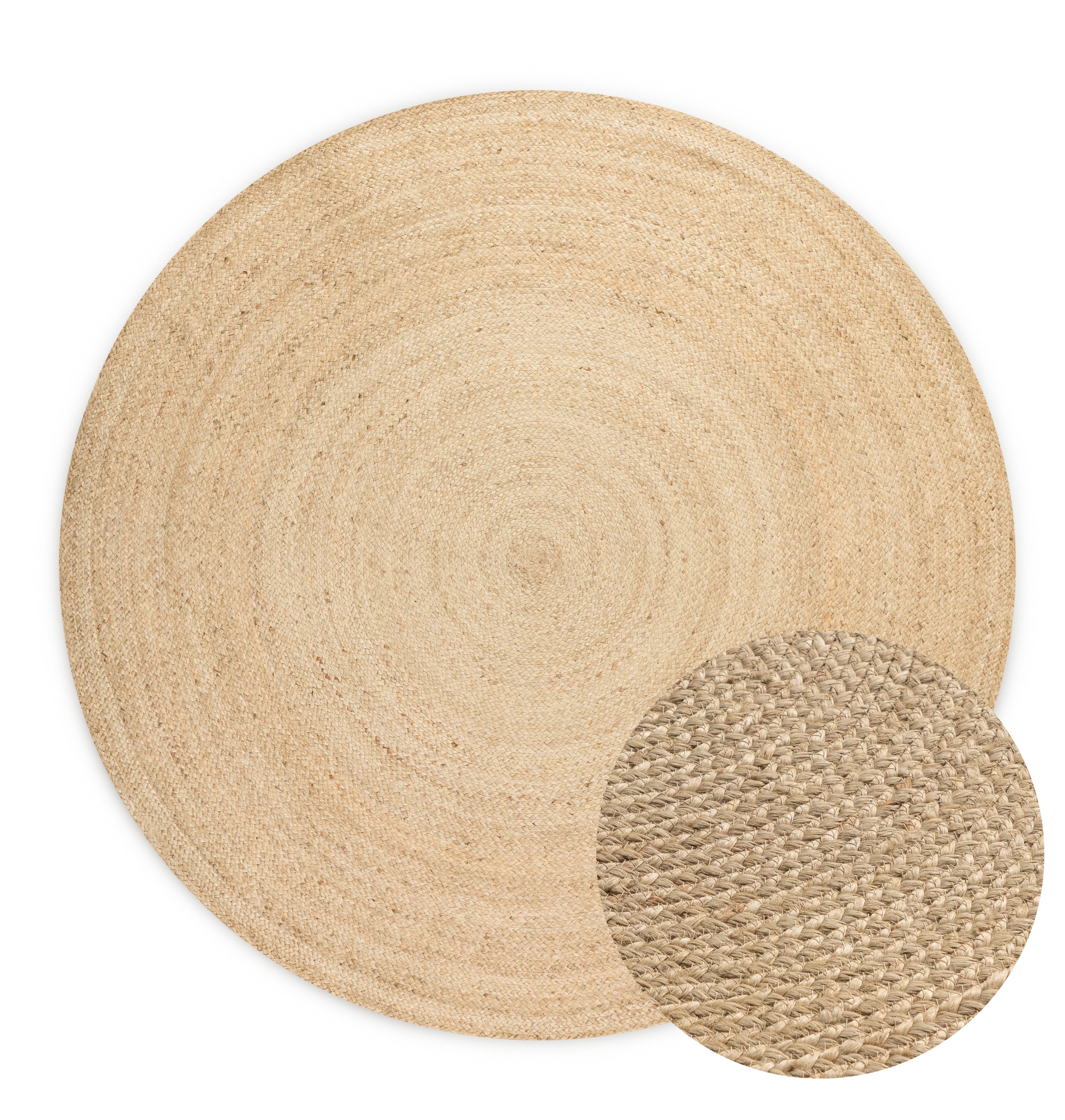 HANSE Home Vloerkleed Rangpur jute tapijt Handgeweven, 100% jute, natuurlijk, woonkamer, hal, boho, scandi