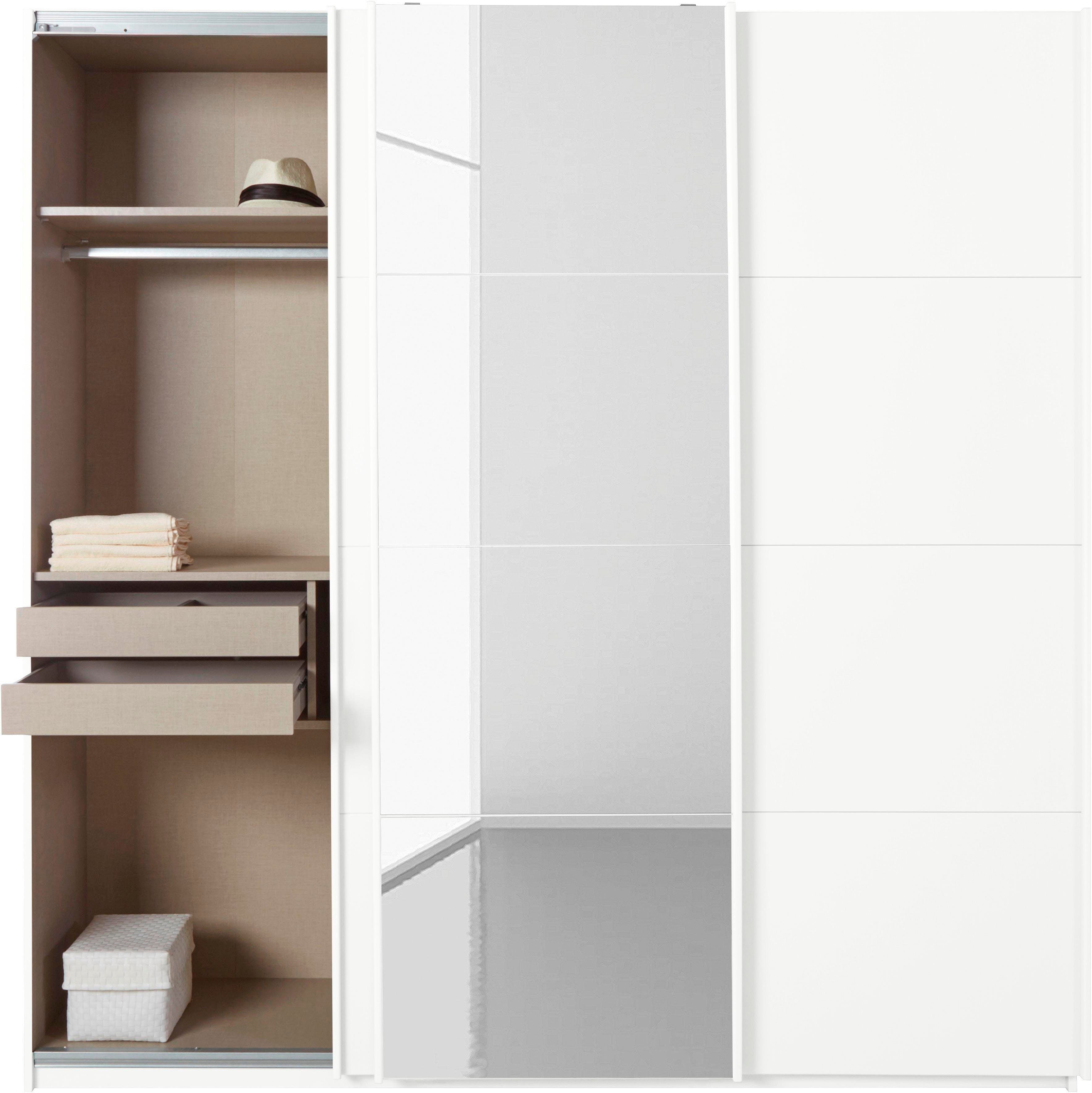rauch Zweefdeurkast Kledingkast kast garderobe linnenkast BESTSELLER KEPAN inclusief lade-inzet en extra legplanken made in germany