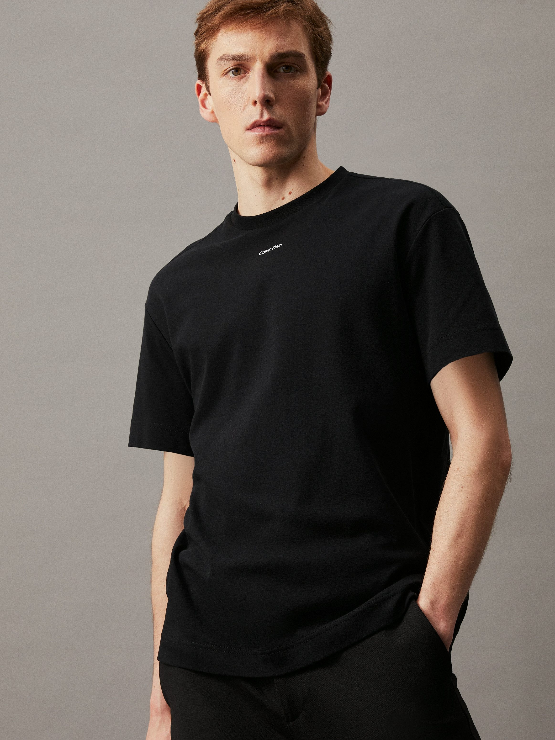 Calvin Klein T-shirt NANO LOGO INTERLOCK T-SHIRT