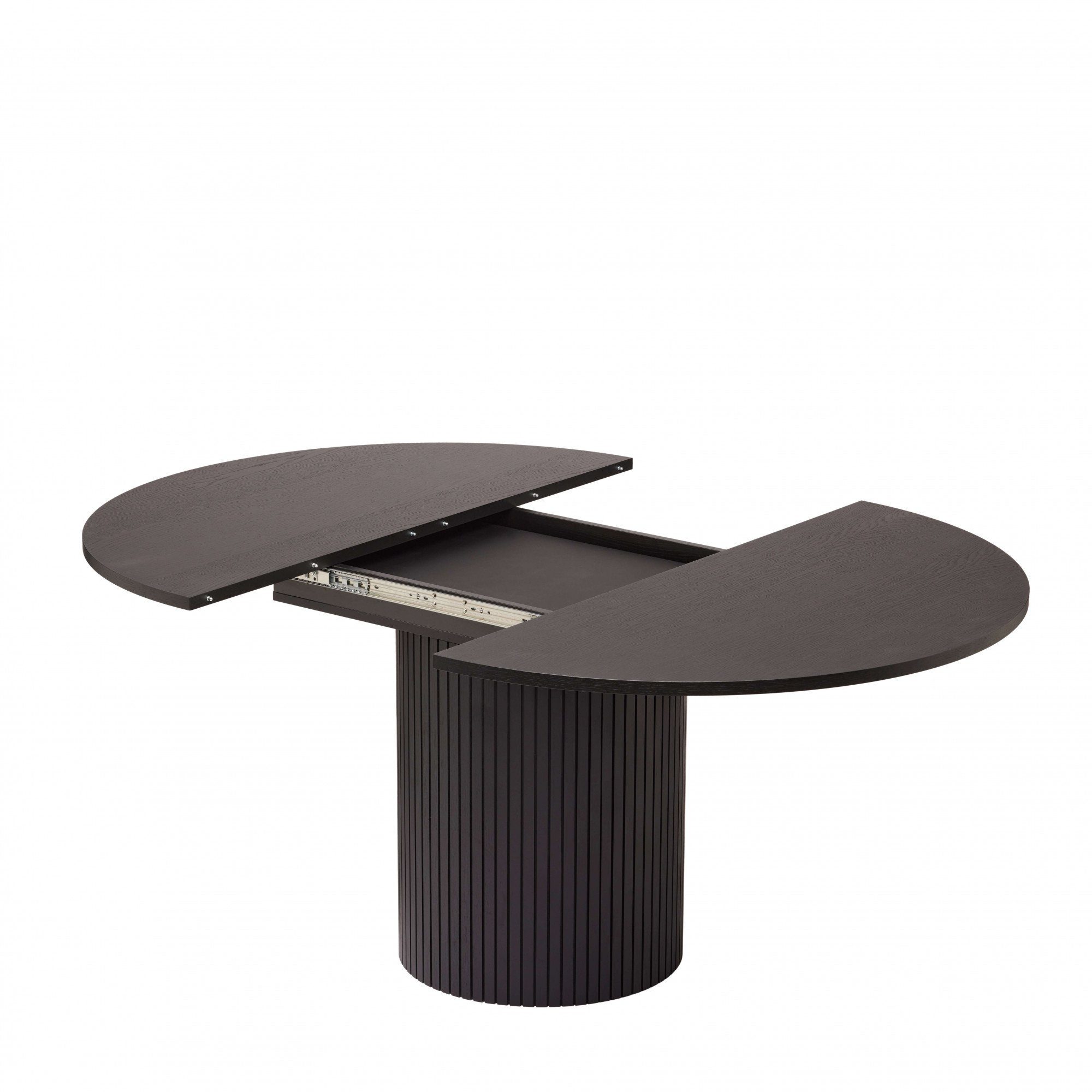 LeGer Home by Lena Gercke Eettafel TOSCANA, Eiken Fineer D 125 cm, met verlengplaten, uitschuifbaar tot 165 cm