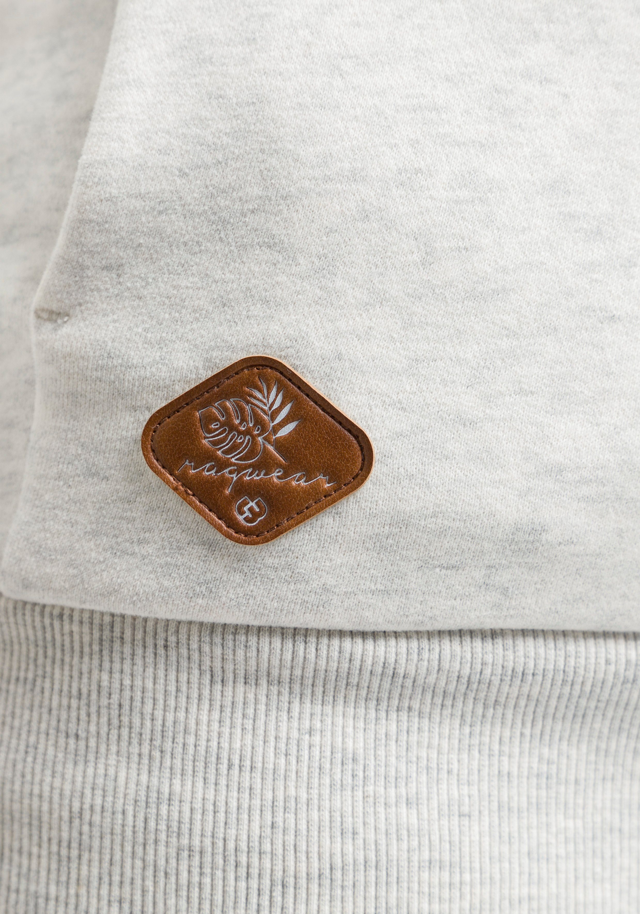 Ragwear Hoodie GRIPYBUTTON Sweater met rustieke koordaccenten