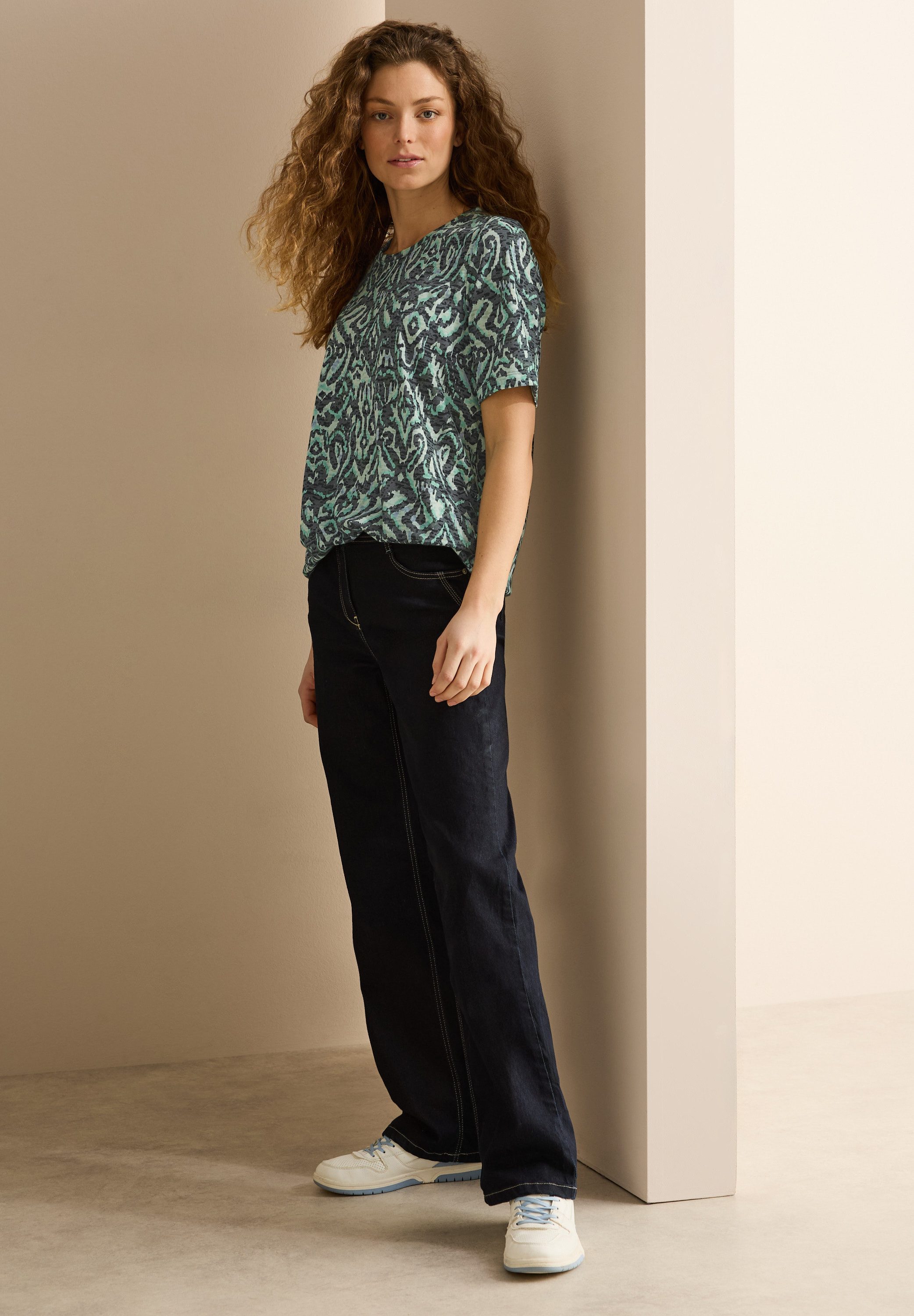 Cecil T-shirt met print all-over