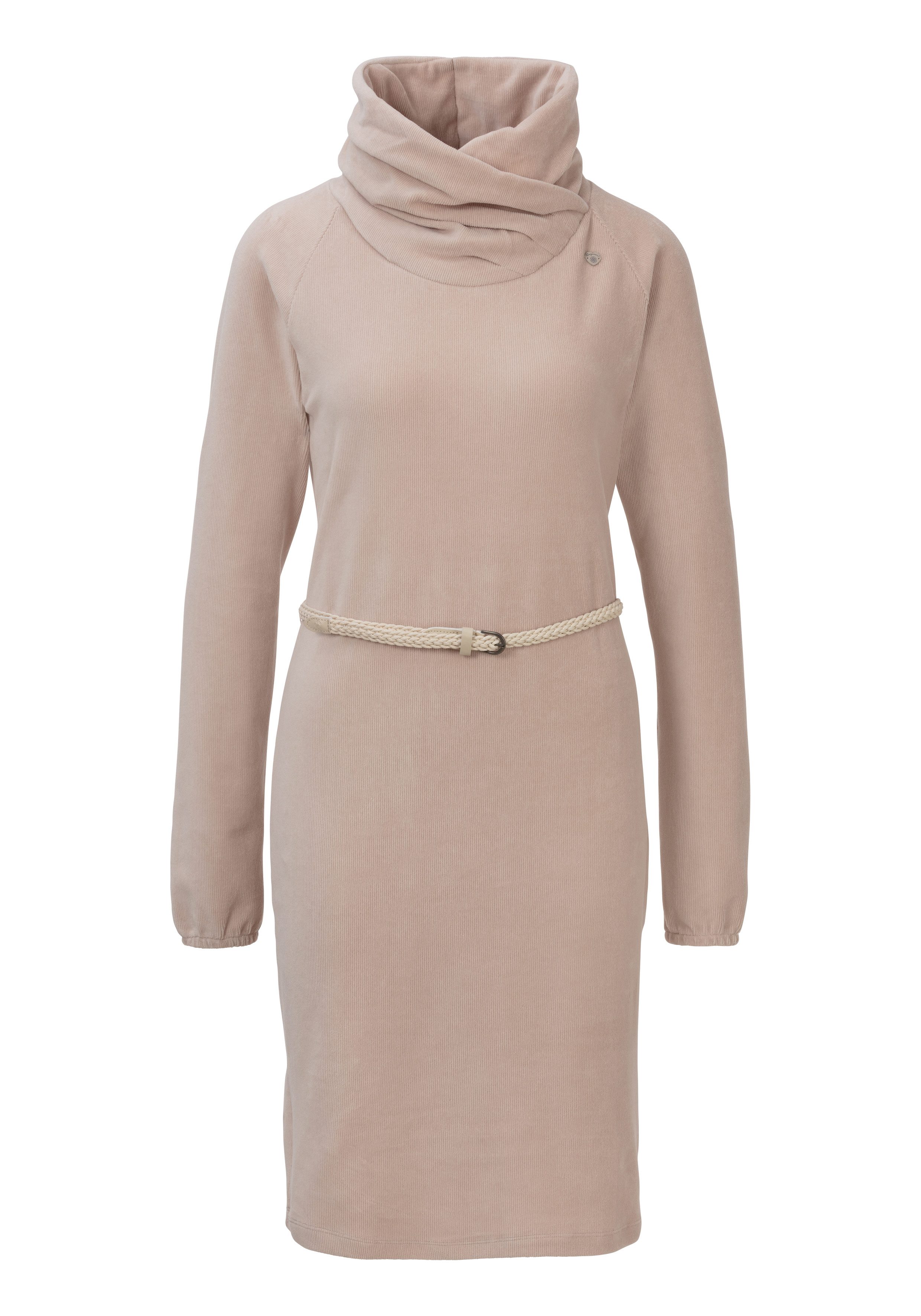 Ragwear Sweatjurk BELITA geribbelde cordlook (2-delig, Met een afneembare riem)