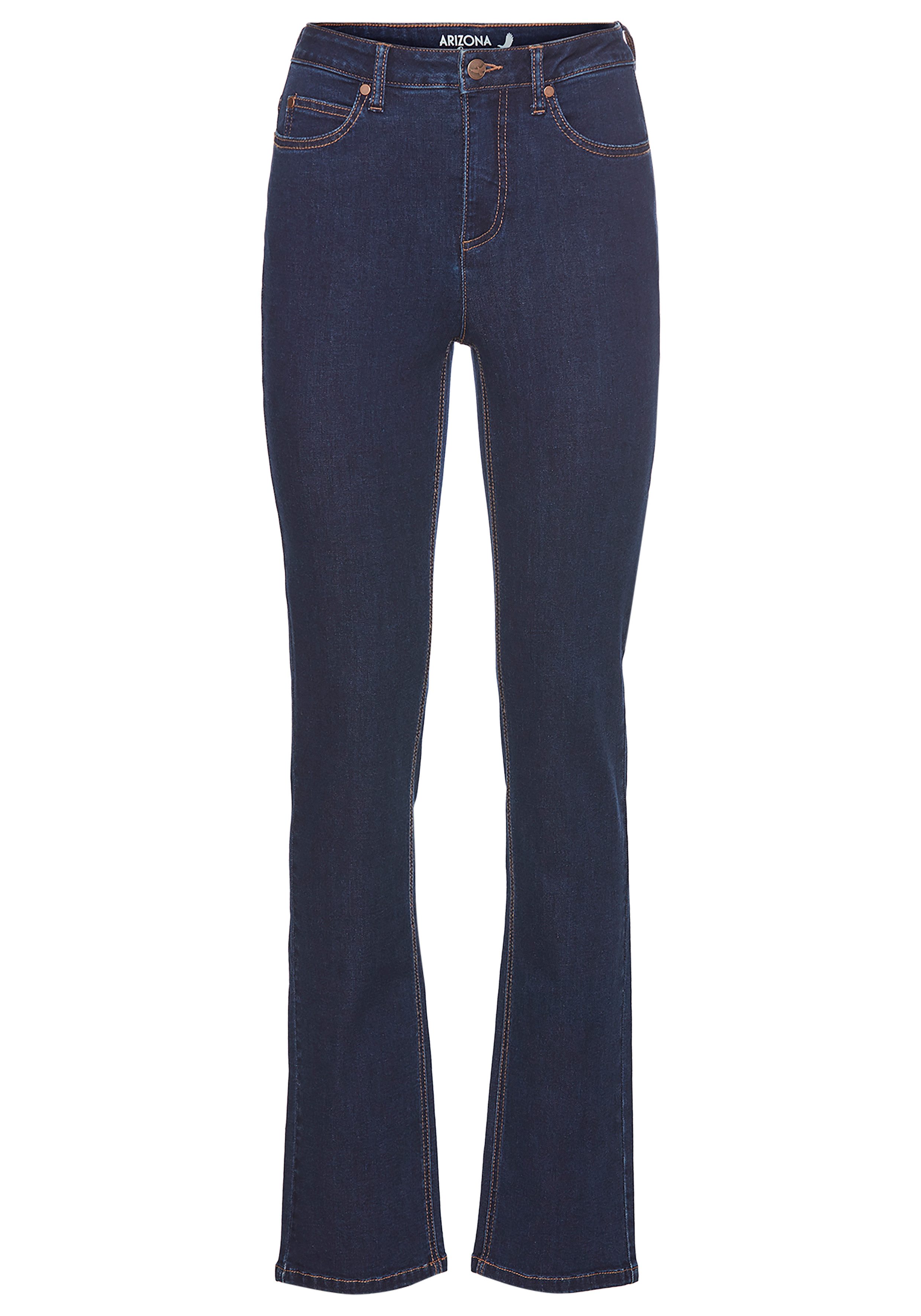 Arizona Straight jeans Ultra Stretch normale pasvorm comfort fit used-look-wassing