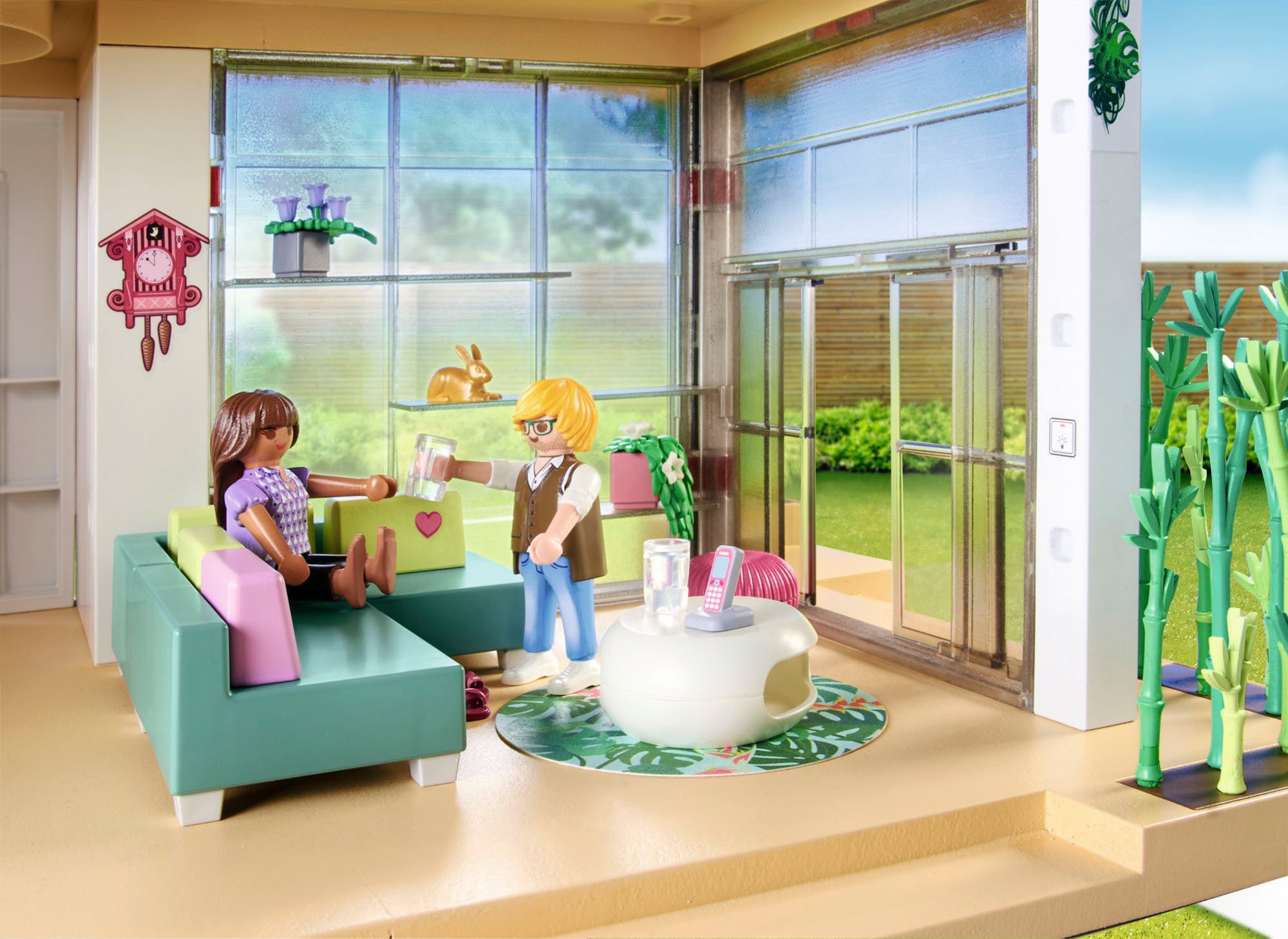 Playmobil® Constructie-speelset Woonhuis met Wintertuin (71607), myLife (312-delig)