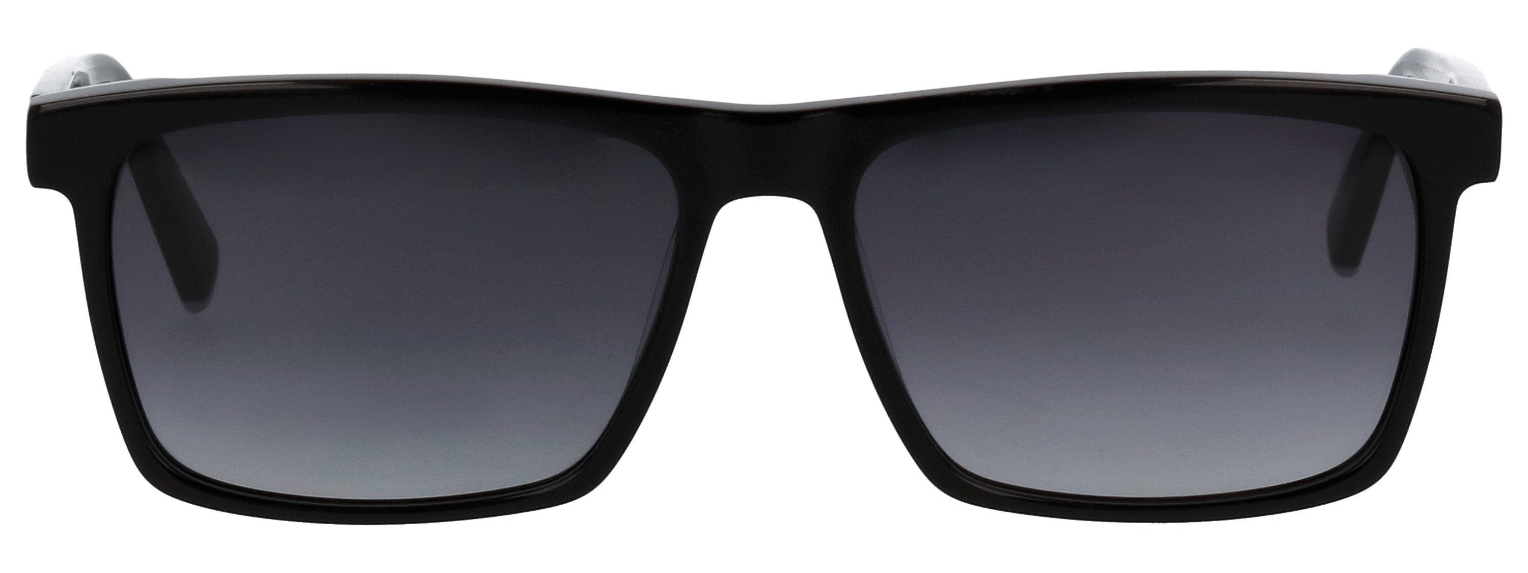HUMPHREY´S eyewear Zonnebril 588192 Vorm vierkant/hoekig, lichtgrijze accenten op de bril, CR 39
