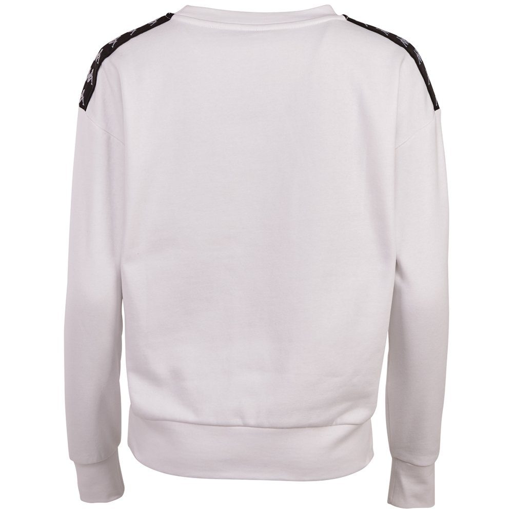 Kappa Sweatshirt met hoogwaardige jacquard-logoband bij de schouders