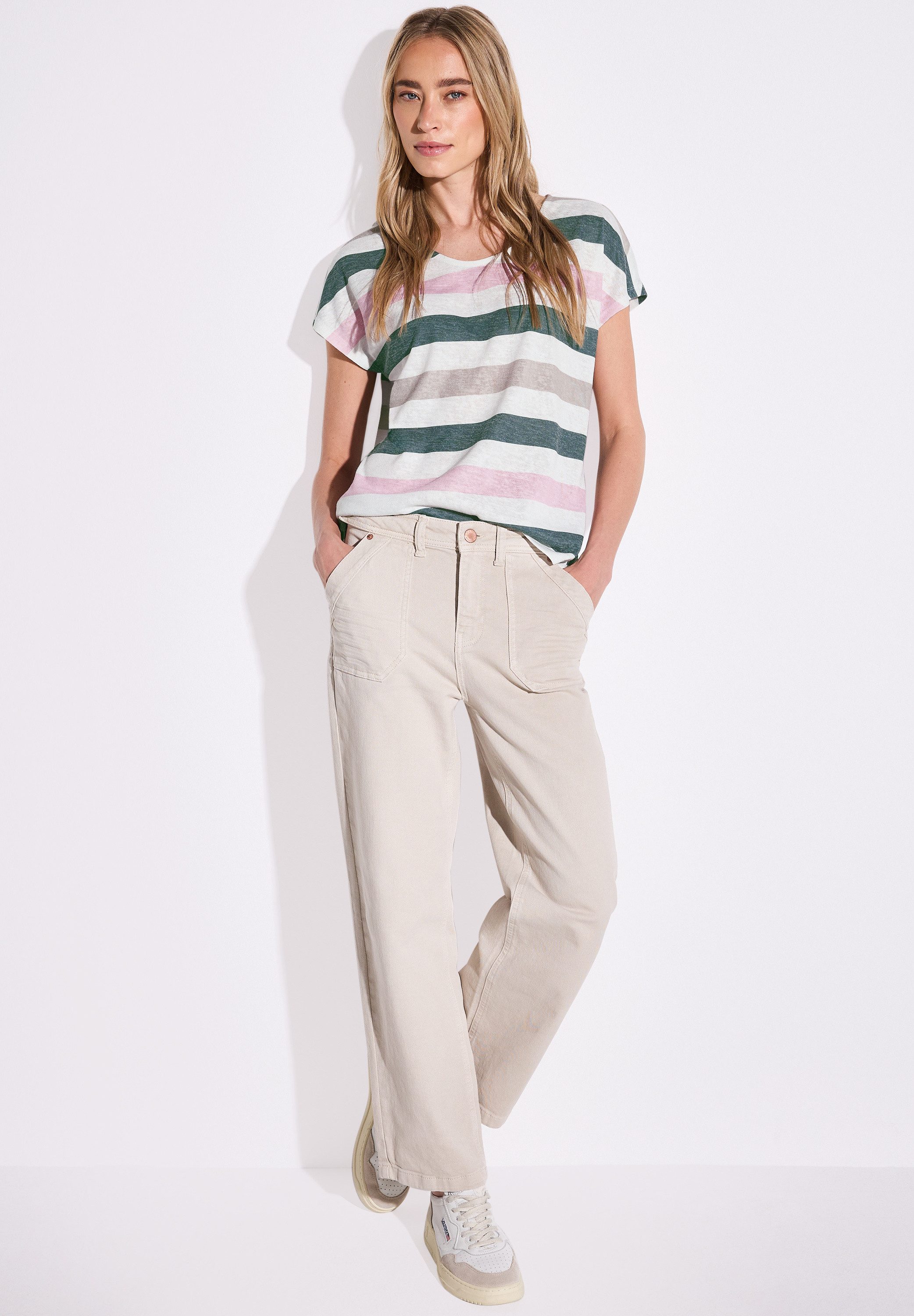 STREET ONE Shirttop met streepmotief
