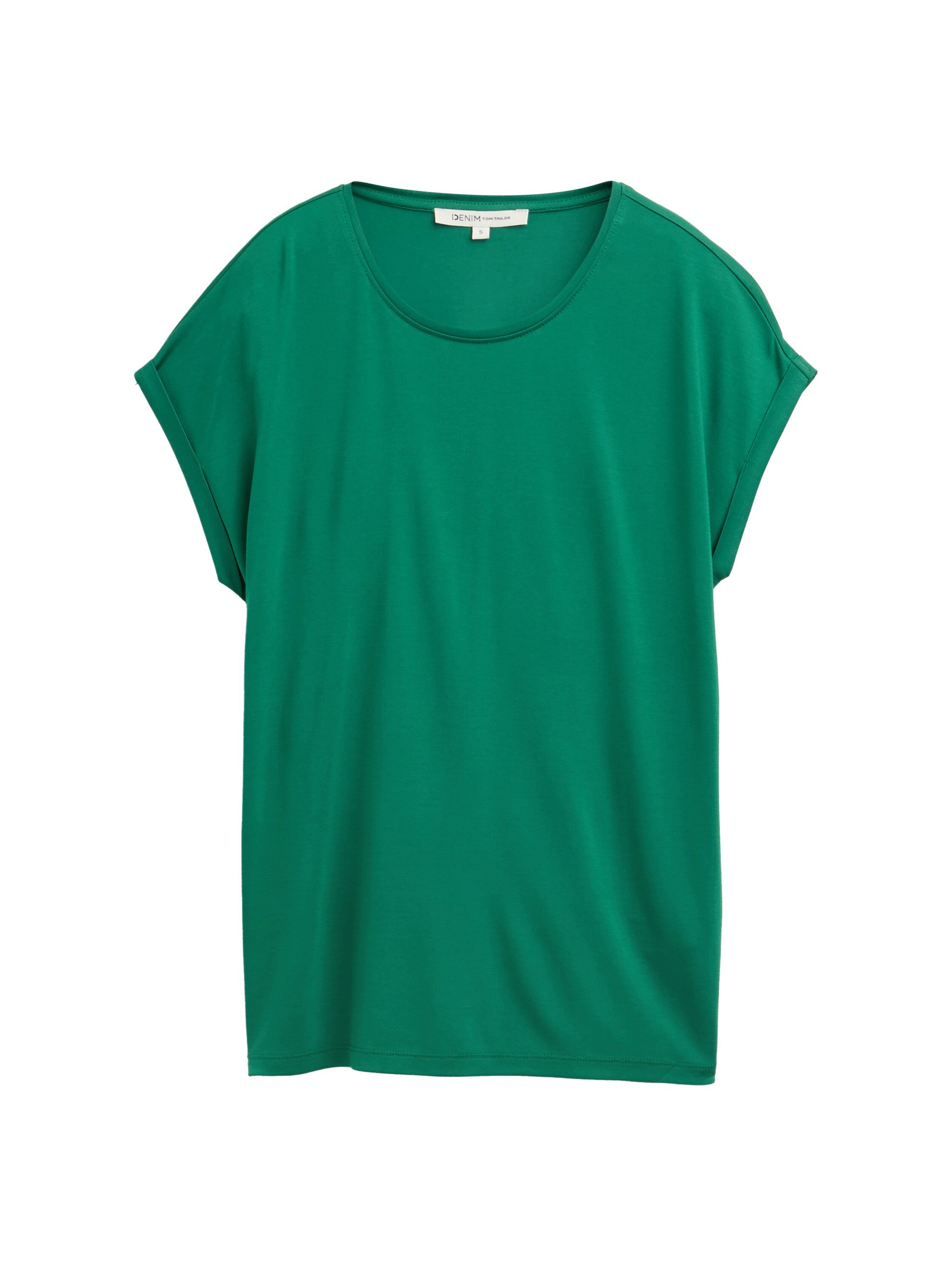 Tom Tailor Denim T-shirt met een ronde hals