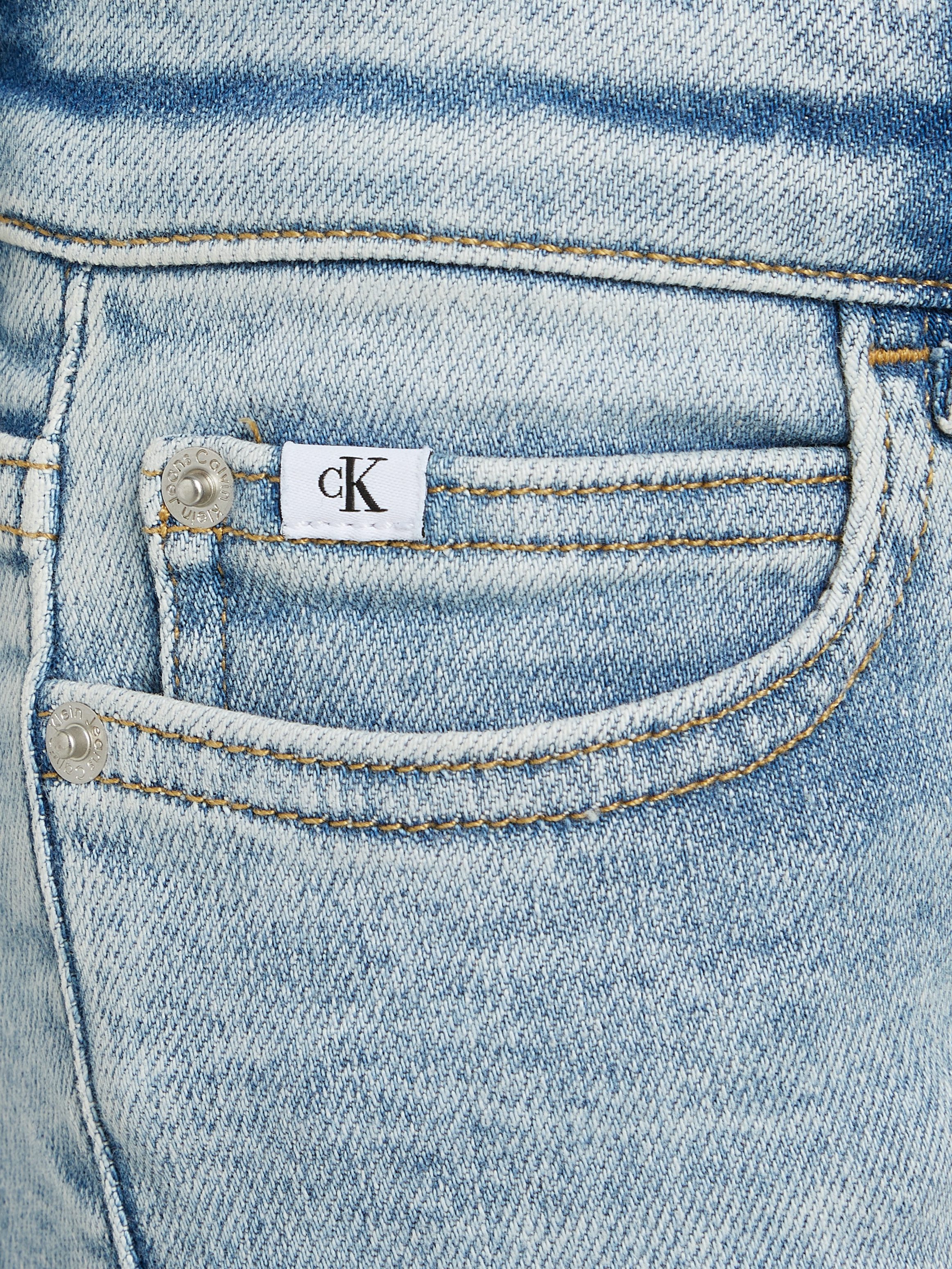 Calvin Klein Wijd uitlopende jeans MR FLARE LIGHT BLUE DENIM