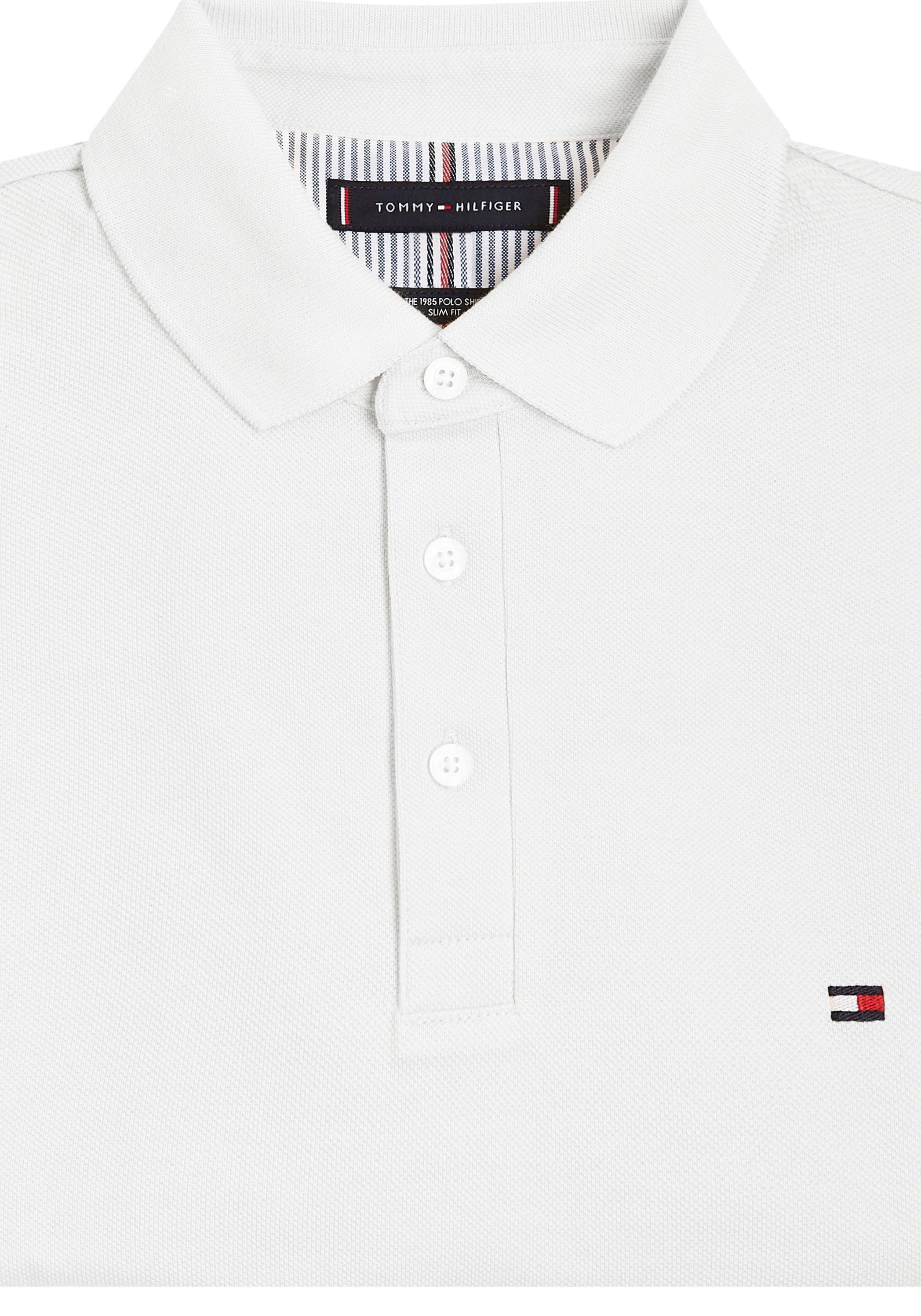 Tommy Hilfiger Poloshirt 1985 SLIM POLO hoogwaardige katoen-piqué kwaliteit
