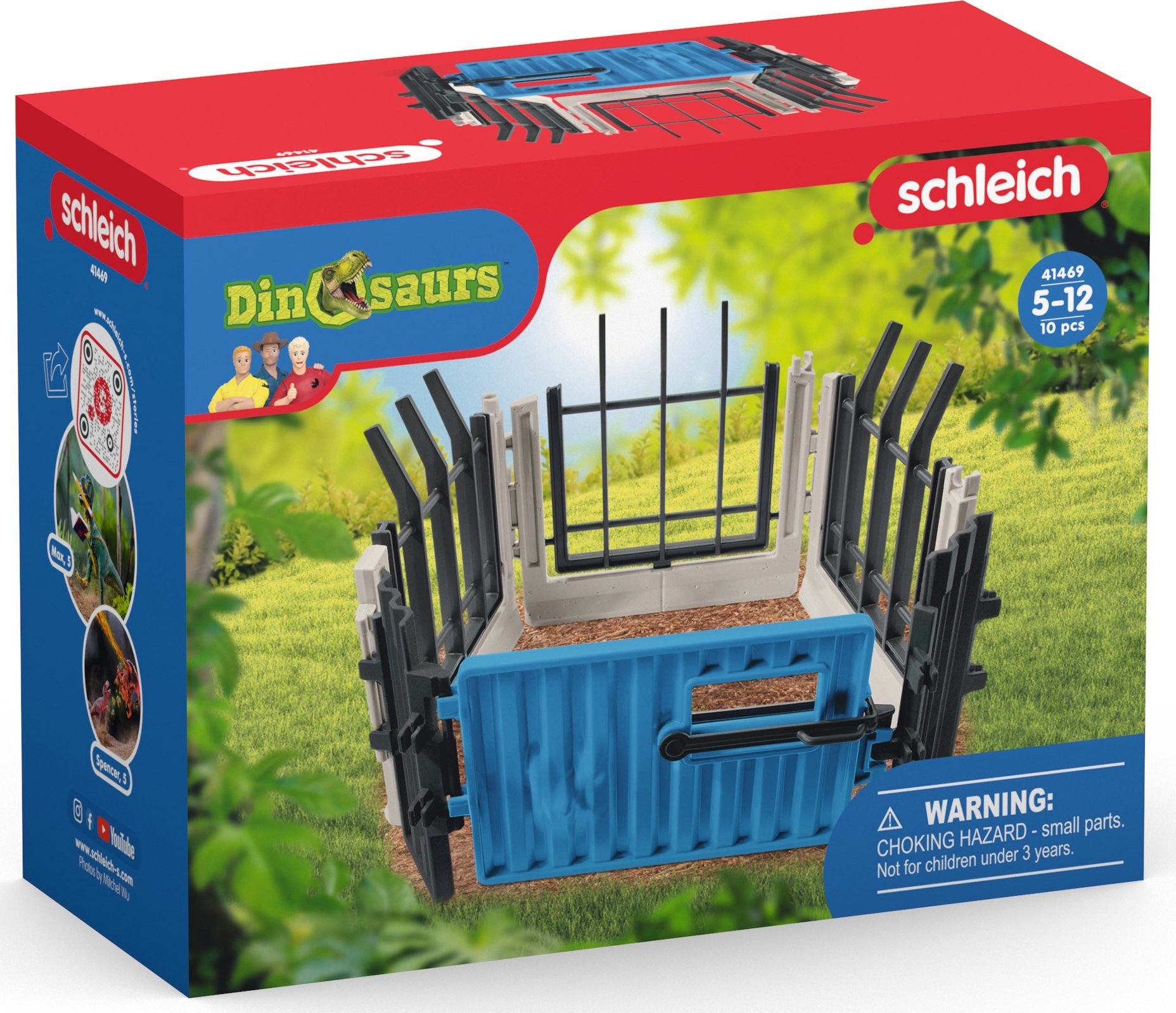 Schleich® Speelwereld Dinosaurs, hek uitbreidingsset (41469)