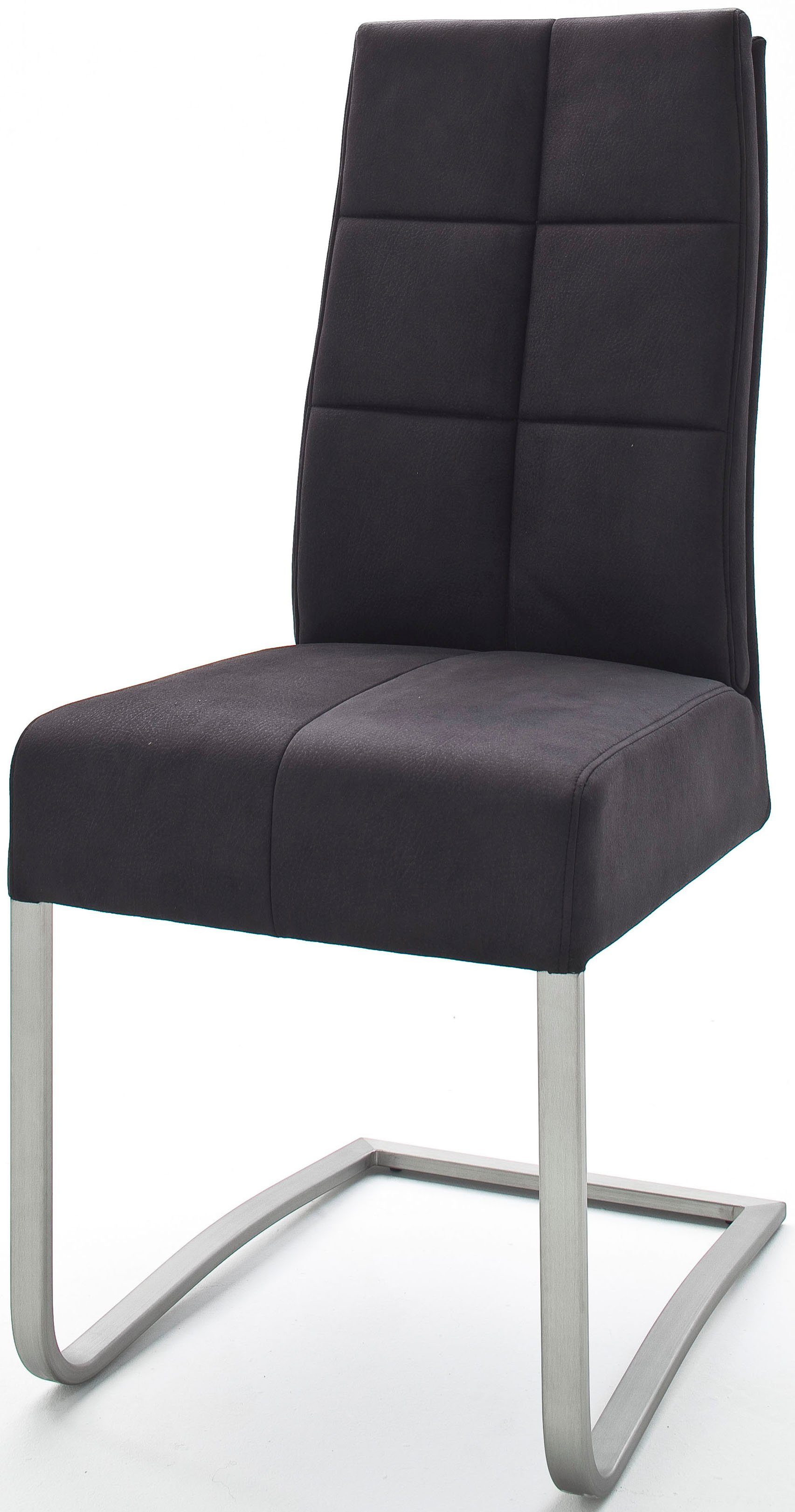 MCA furniture Eetkamerstoel Salva sledestoel met pocketvering, belastbaar tot max. 120 kg (2 stuks)