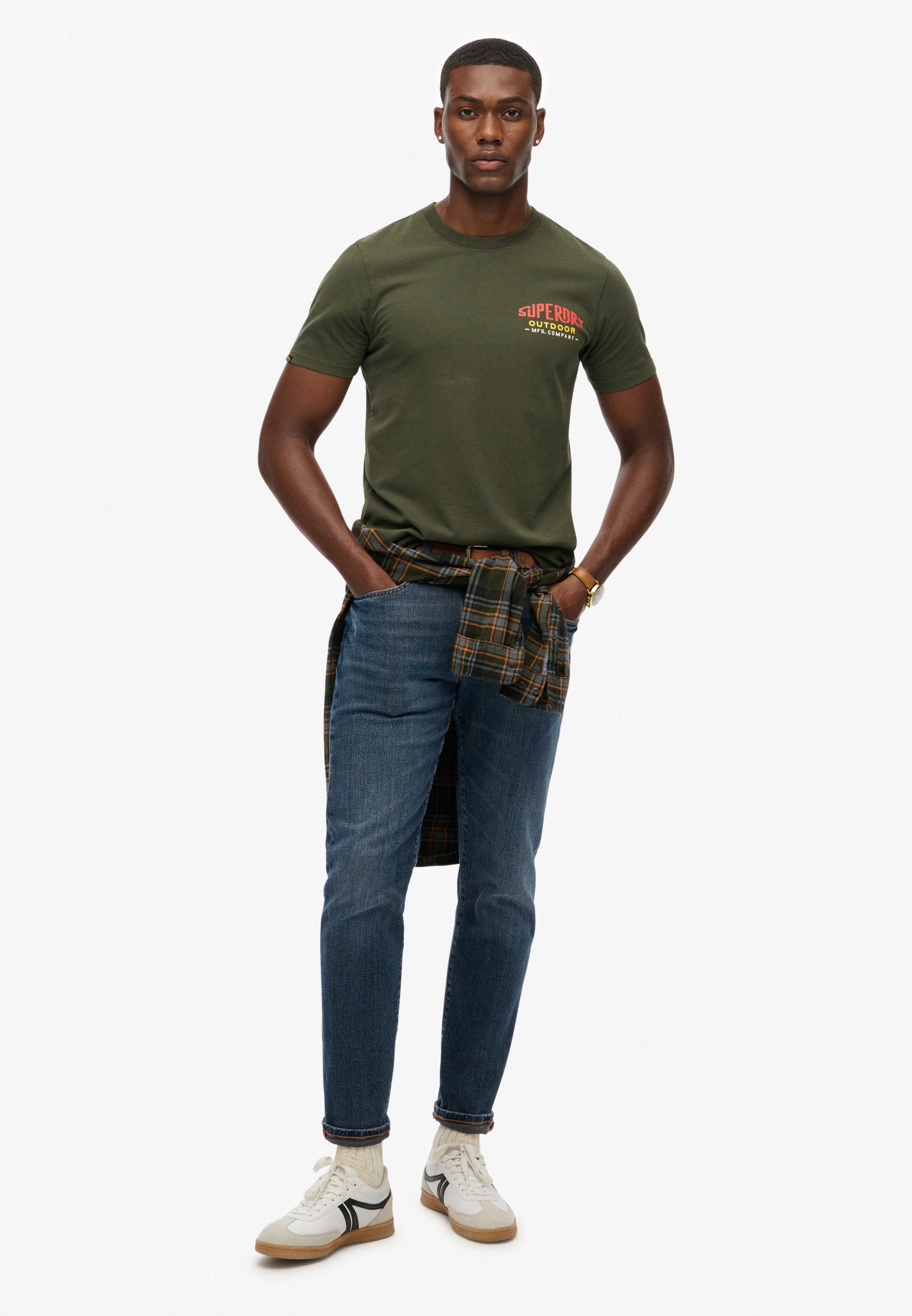 Superdry Shirt met ronde hals